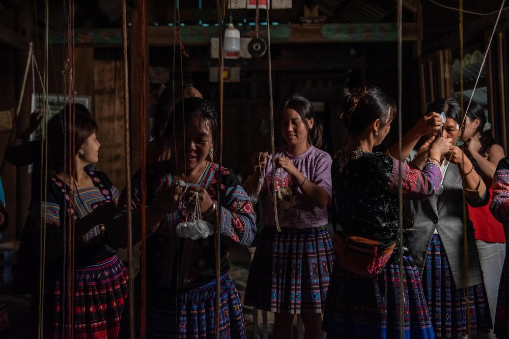Blue Hmong Craftswomen working_Photo by Benjamin Reich.jpg
