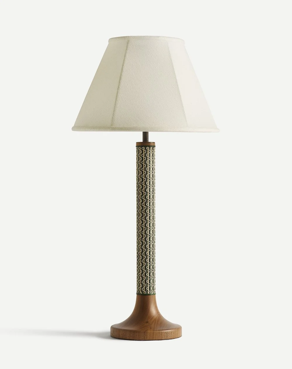 Aimee Betts_Spindle Table Lamp_ZigZag_Empire Lampshade_1_Web.jpg