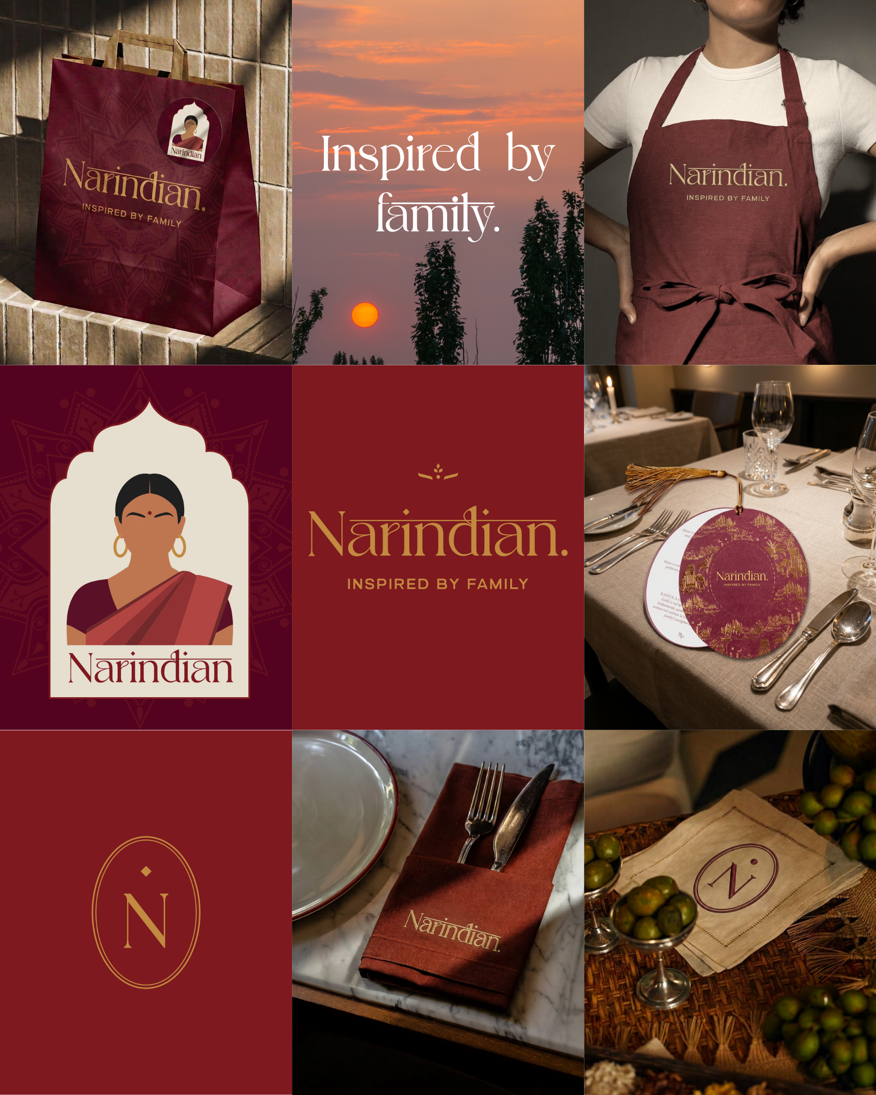 Narindian BRAND MOODBOARD.absorb studios hull