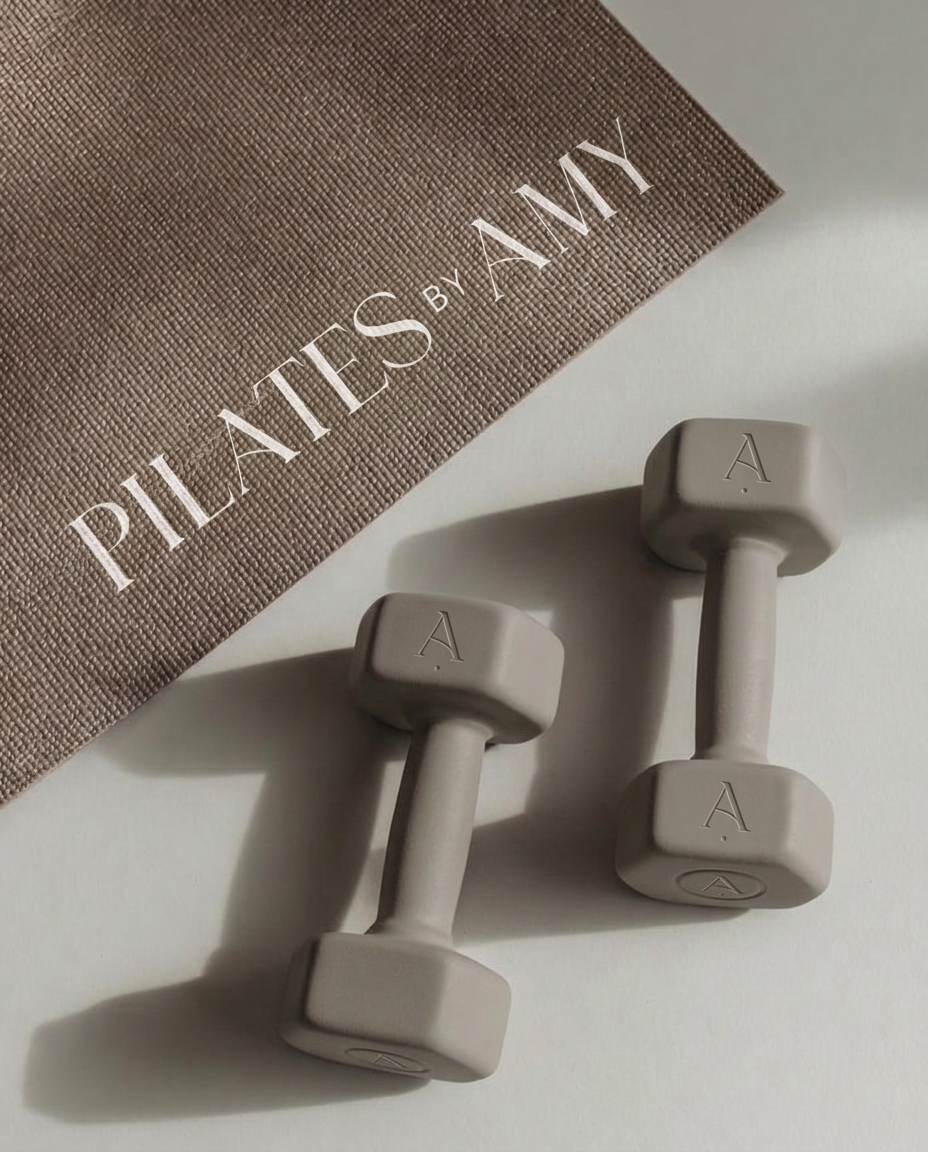 pilates-by-amy-mat-weights absorb studios logo design hull