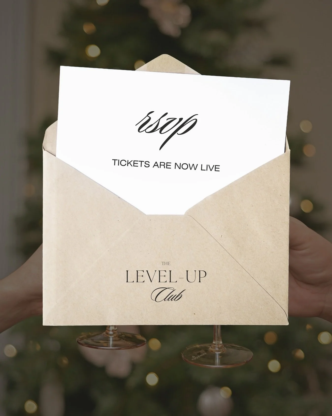 RSVP YES: 🎟️ Tickets are now LIVE for The Level-Up Club Christmas Party 🎄✨

It&rsquo;s the Christmas night out you actually want to go to - fizz, fun and female empowerment.
Work solo and miss out on the office party? Come join us.
Got a team of wo