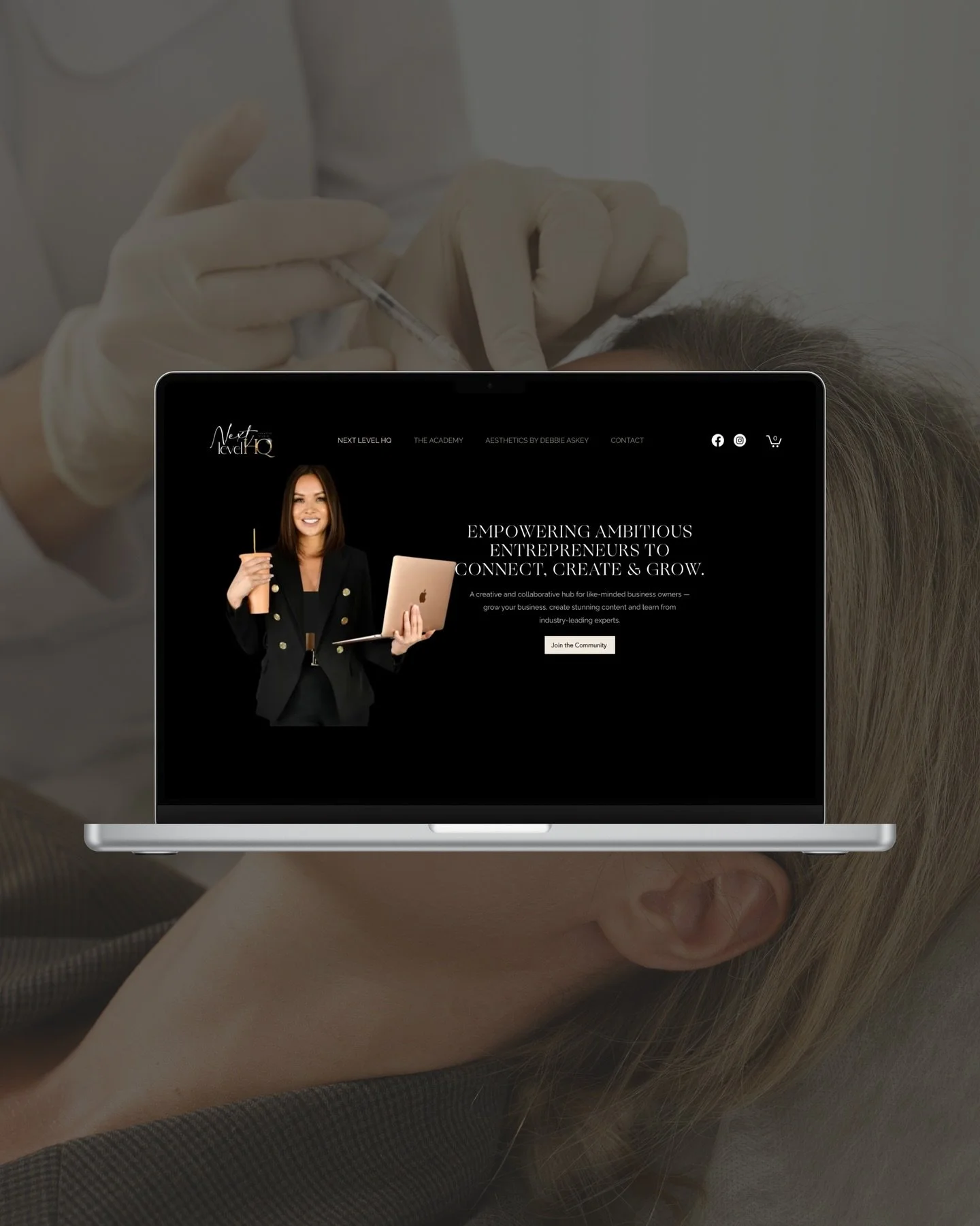 A website refresh for @nextlevelhq_bydebbieaskey 🖤

Debbie&rsquo;s branding was already strong &ndash; the website just needed to match. We refined the layout, improved the flow and aligned everything visually so the site now reflects the confidence