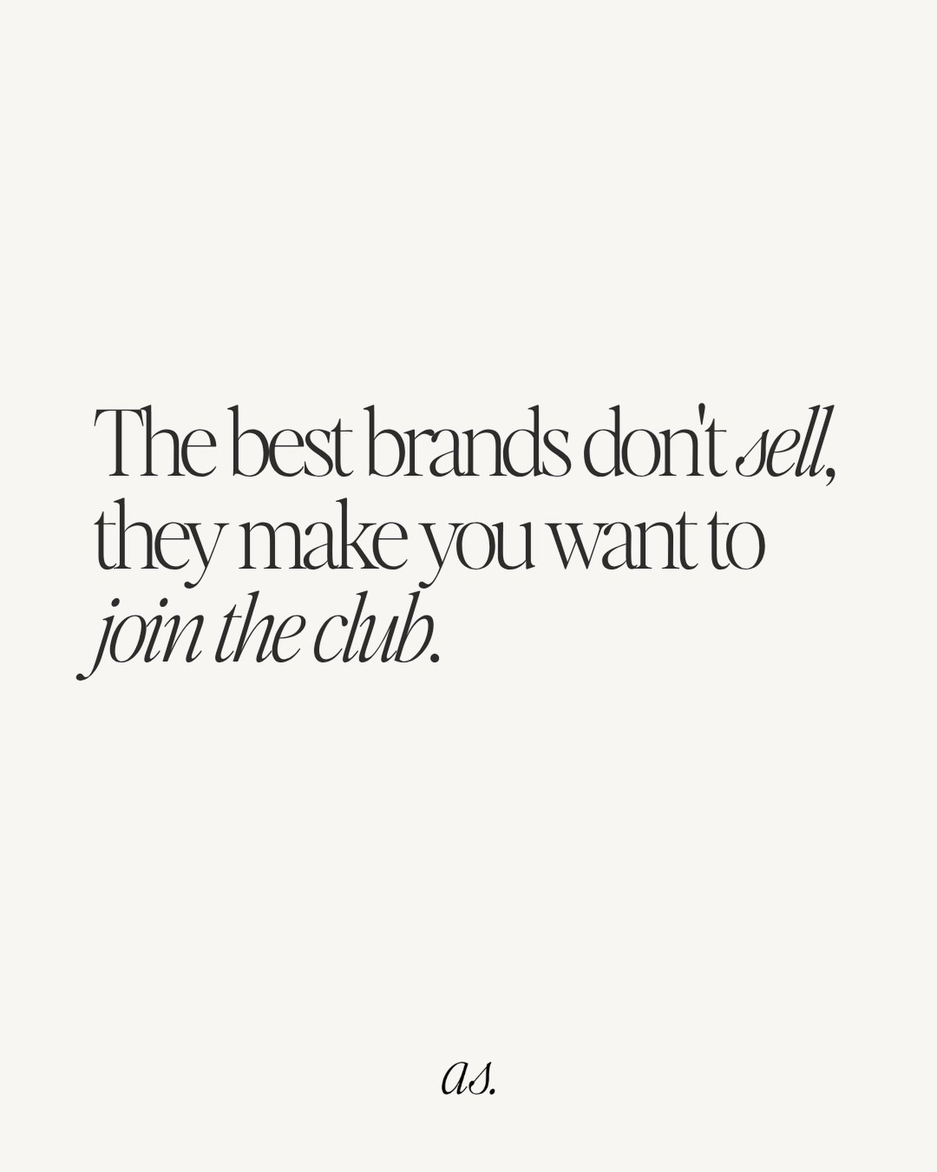 SKIMS, Maebe, Glossier. When your brand is right, you stop chasing and start attracting. 

That&rsquo;s what great branding does. Does yours do that?

DM me to book in for a FREE brand audit!
