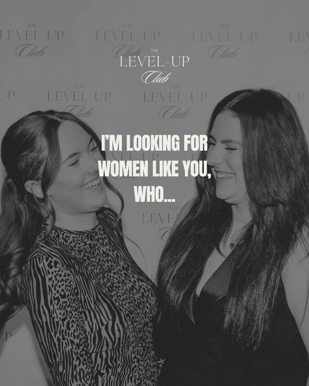 I&rsquo;M LOOKING FOR WOMEN LIKE YOU.

Women who&hellip;

✨ Ask questions.
✨ Share ideas.
✨ Celebrate other people&rsquo;s wins.
✨ Want to keep learning.
✨ Believe collaboration beats competition.
✨ Aren&rsquo;t afraid to introduce themselves.
✨ Know
