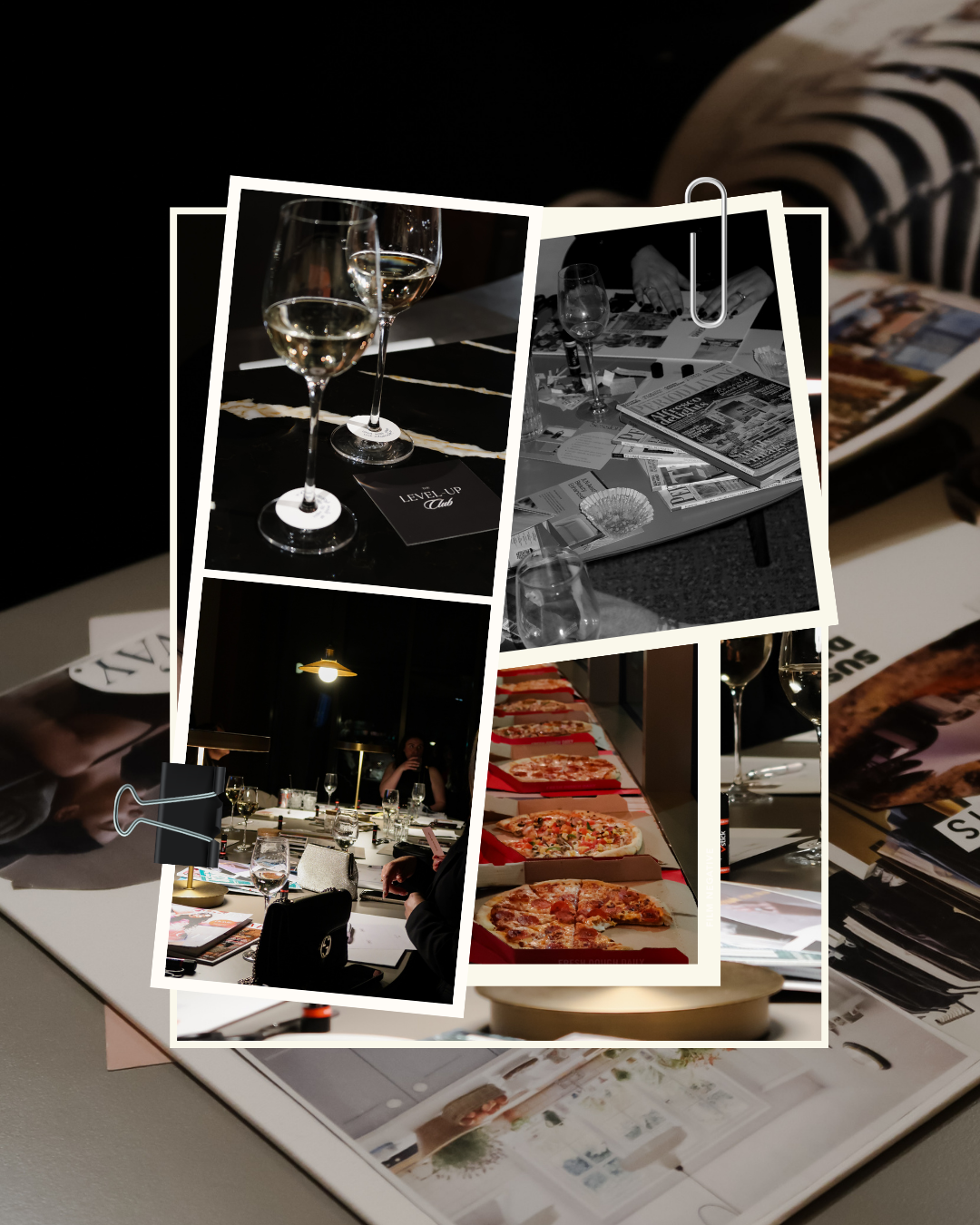 The Level-Up Club Vision Board Night