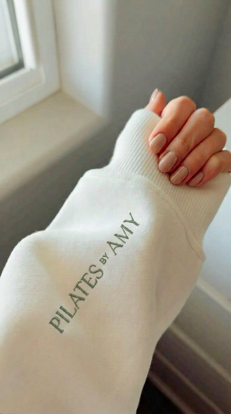 Pilates by Amy jumper.Absorb Studios Hull