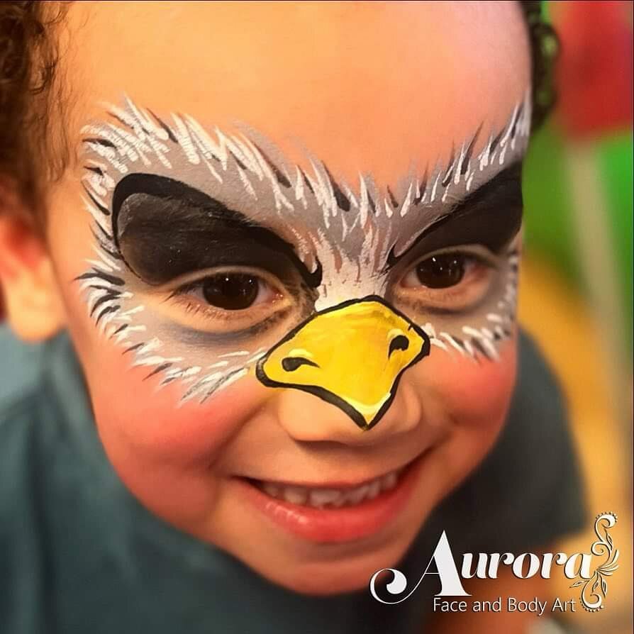 First ever face paint and he asks for an Eagle 🦅😋

Design definitely needs work but there was no reception at the party so couldn&rsquo;t look at any pictures for reference/guidance 😋

#eaglefacepaint #facepaint #facepainter #facepainting #facepai