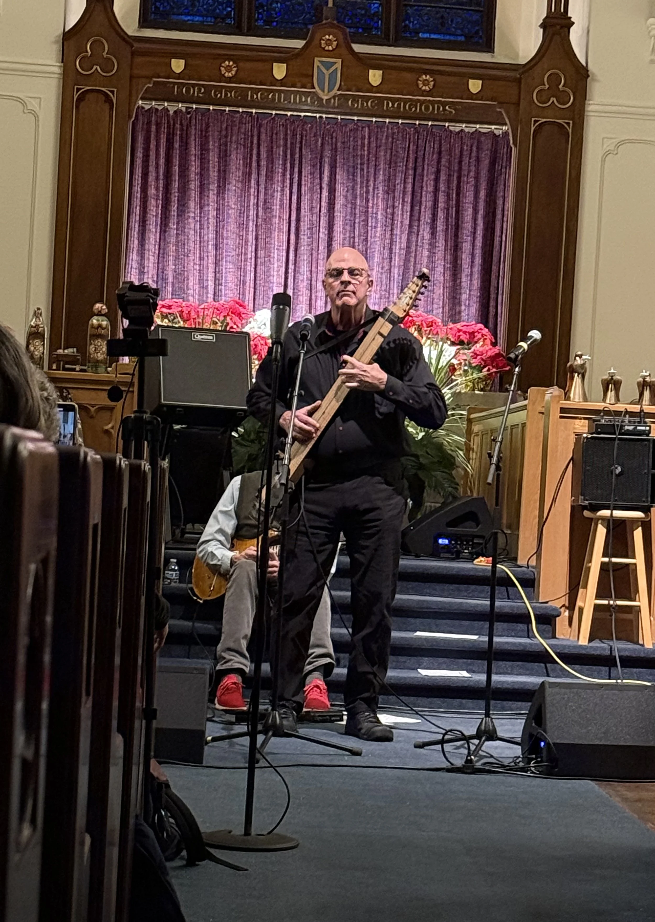 Bob Pizzutiello solo Chapman Stick Livestream Concert for Inpatients, from Chapel at UR Med Center (Eastman Performing Arts Medicine)