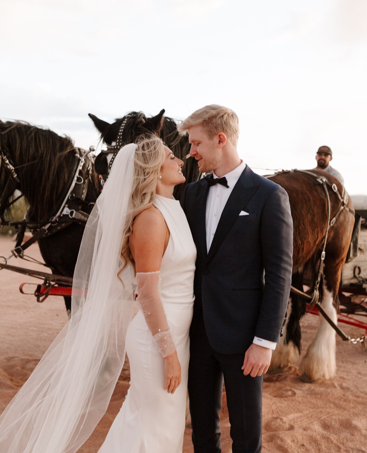 From childhood rides across the English countryside to gallops under Arizona&rsquo;s desert sky - Rebekah&rsquo;s love for horses has always been a constant. When she and Sean met in Mykonos, they never imagined it would lead them here, to a wedding 