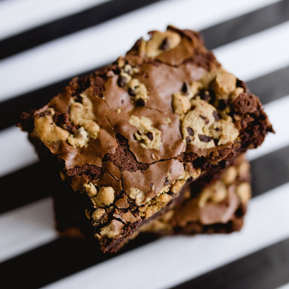 Brookie Bars = Sugar Cookie Bars + Brownies