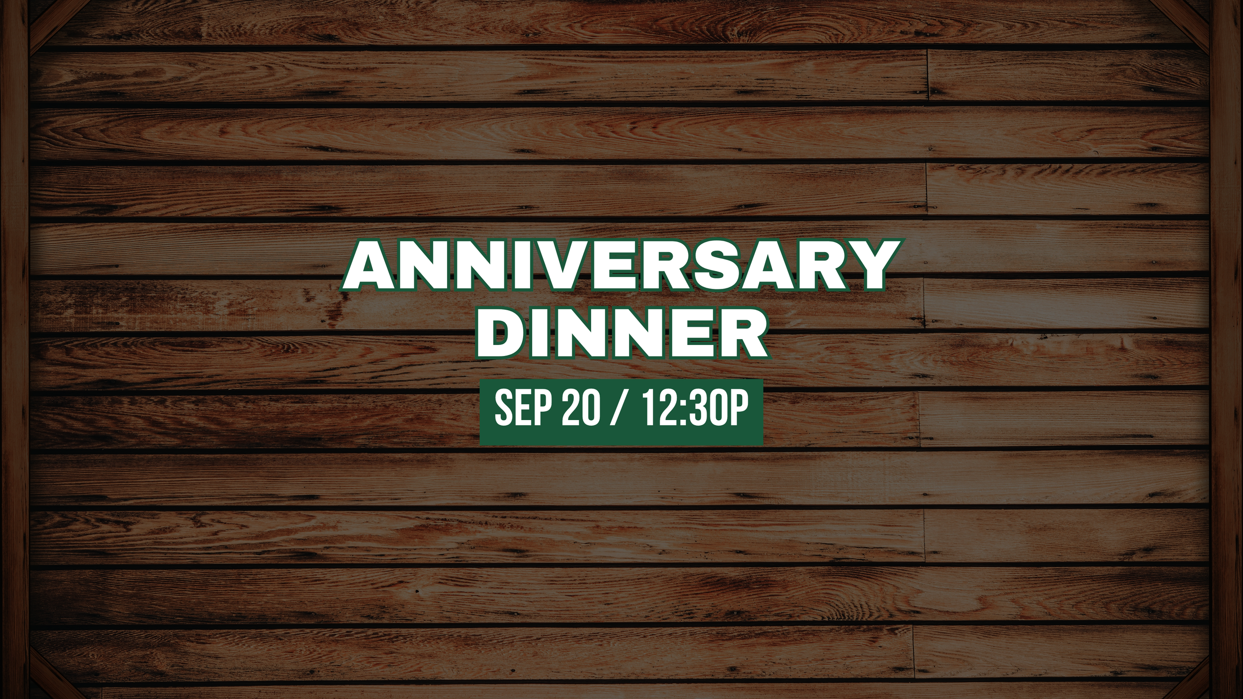 Anniversary Dinner