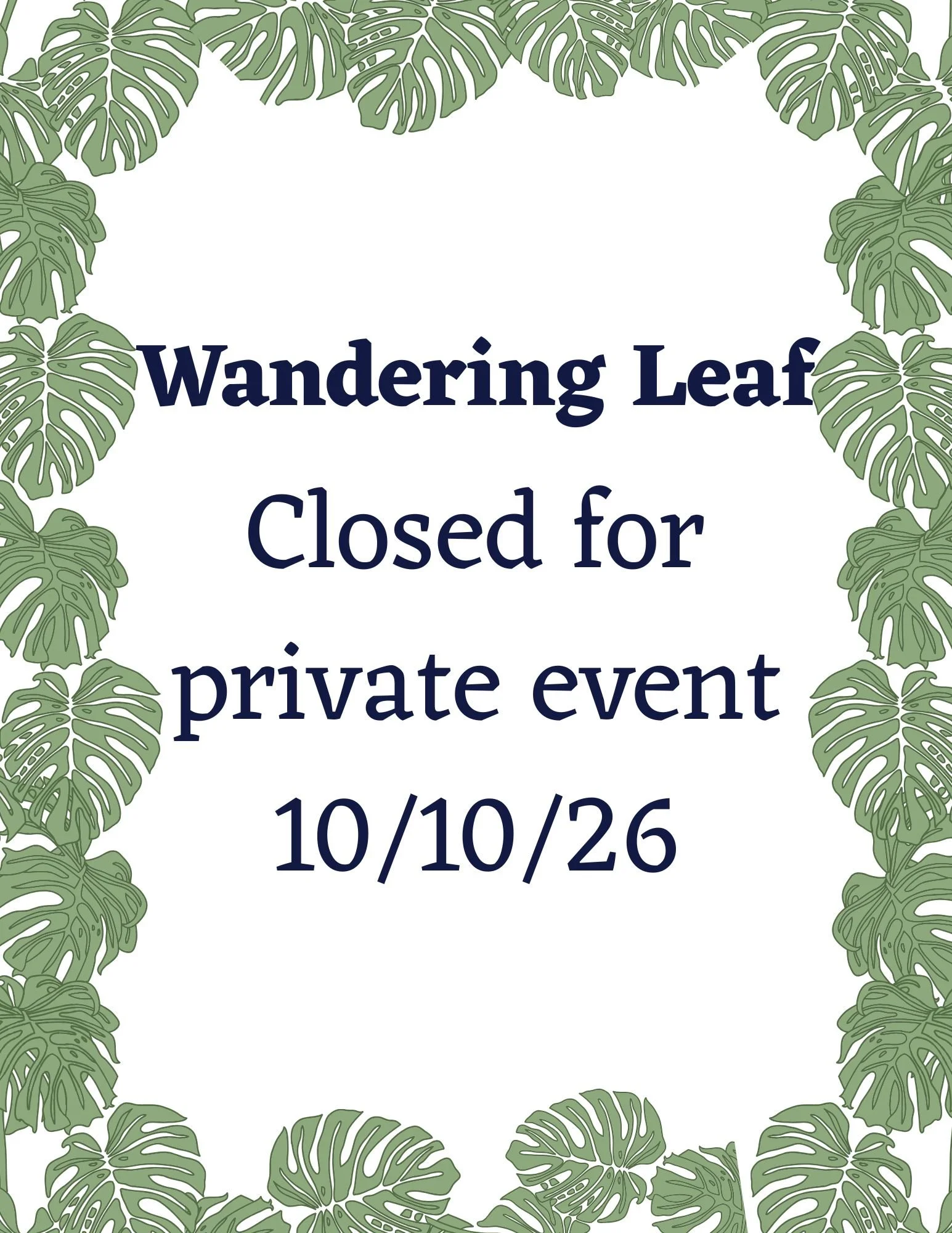 Taproom closed for private event