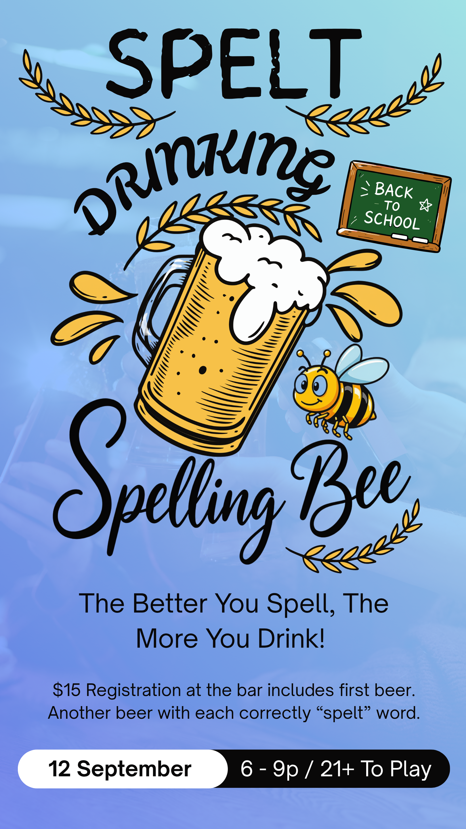 SPELT Drinking Spelling Bee