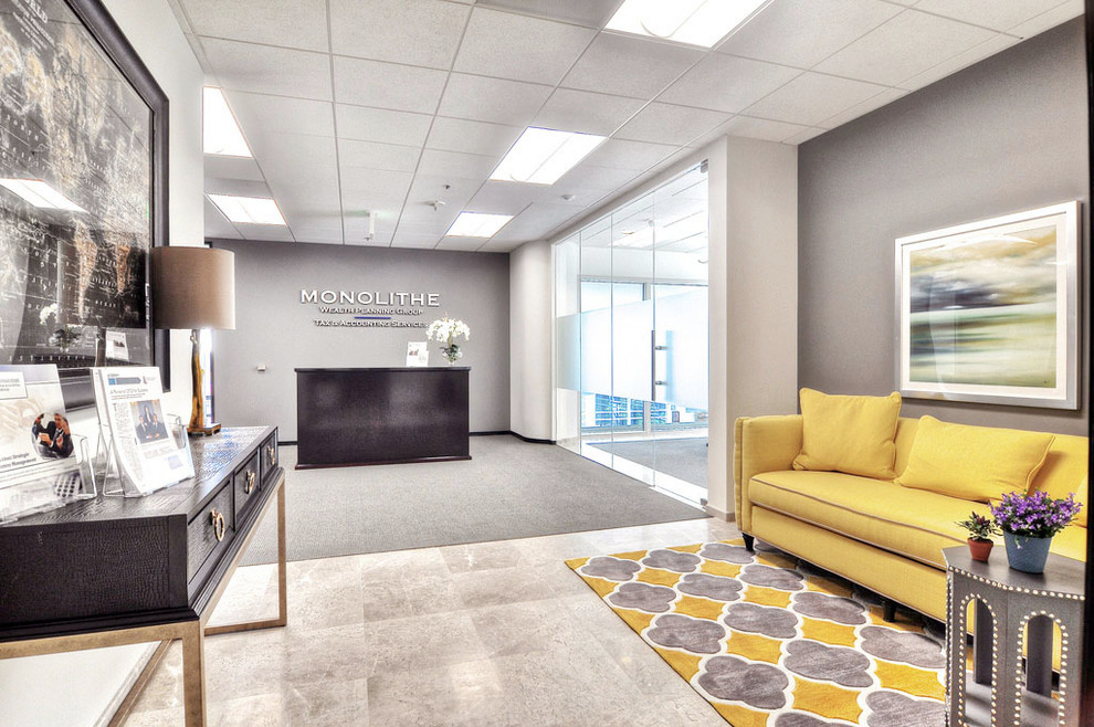 Monolithe Lobby and Offices