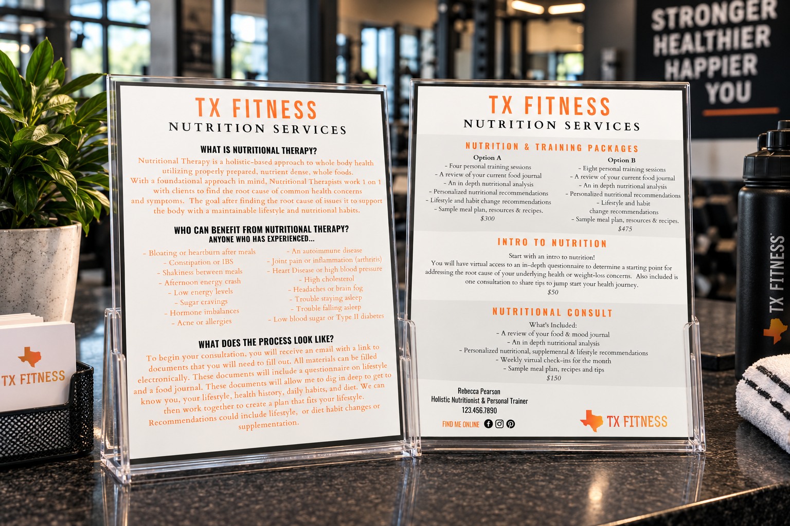 FITNESS STUDIO | BRANDING + MARKETING MATERIALS