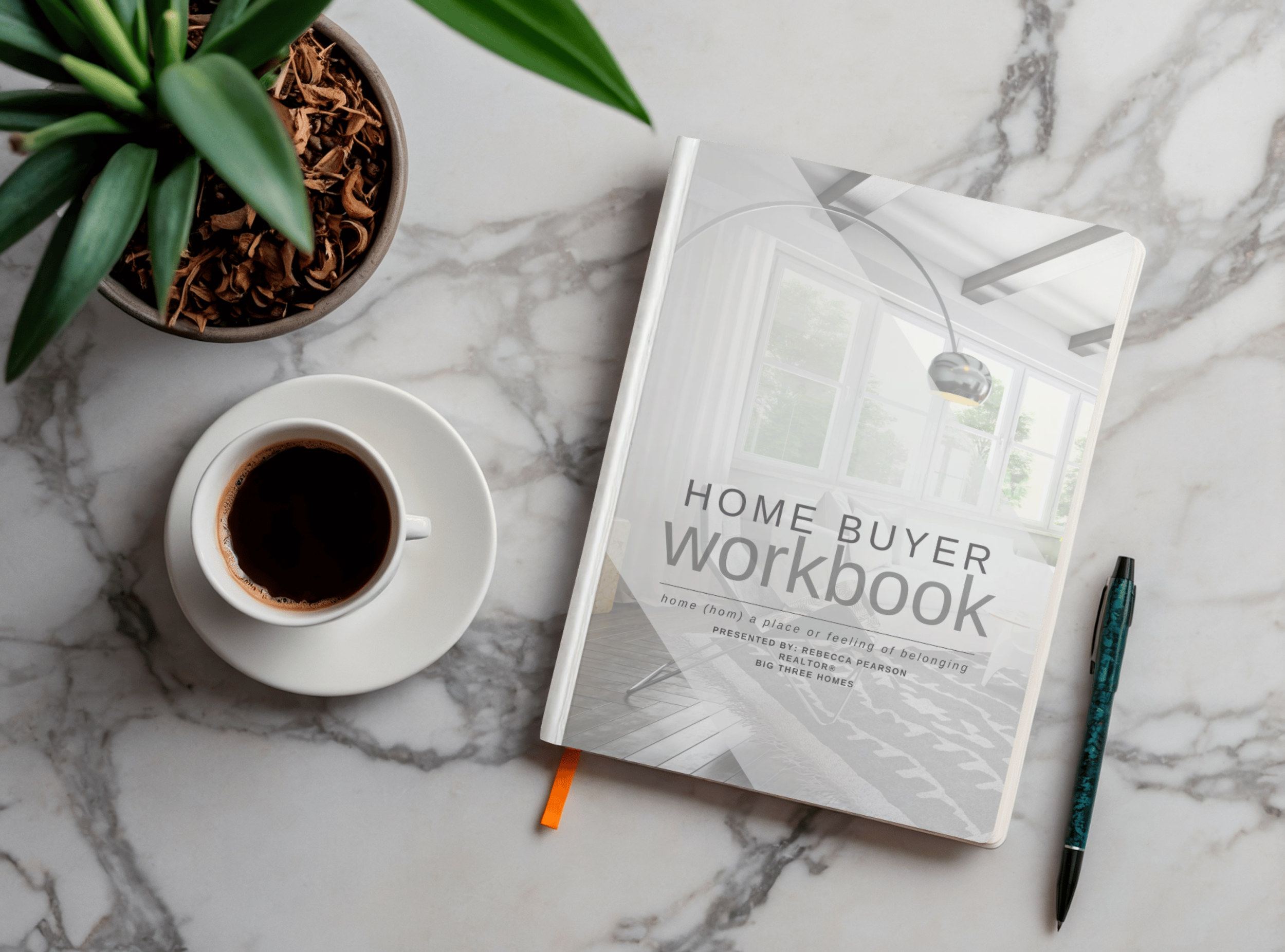 Buyer presentation template explaining the home buying process step by step