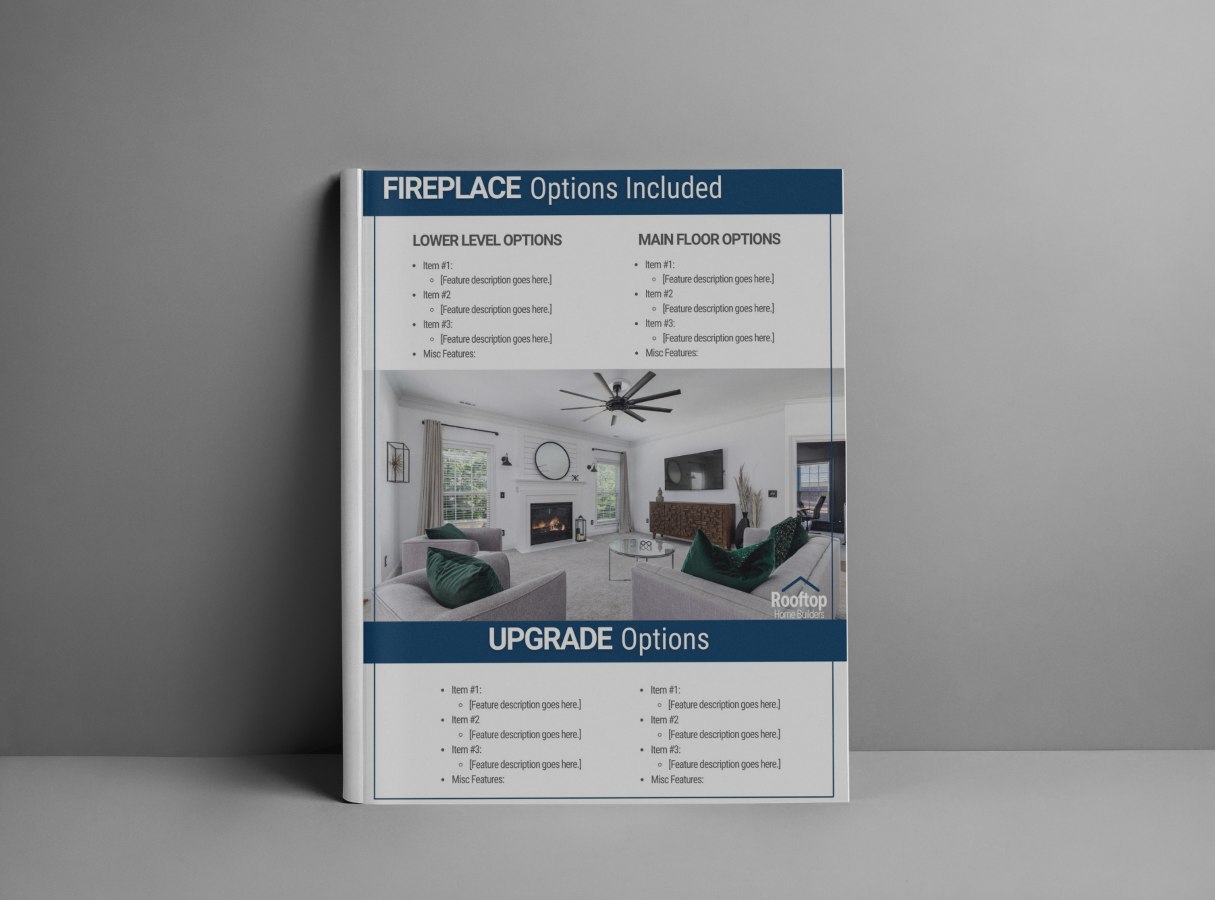 standard feature and custom feature guide for new home builder buyers