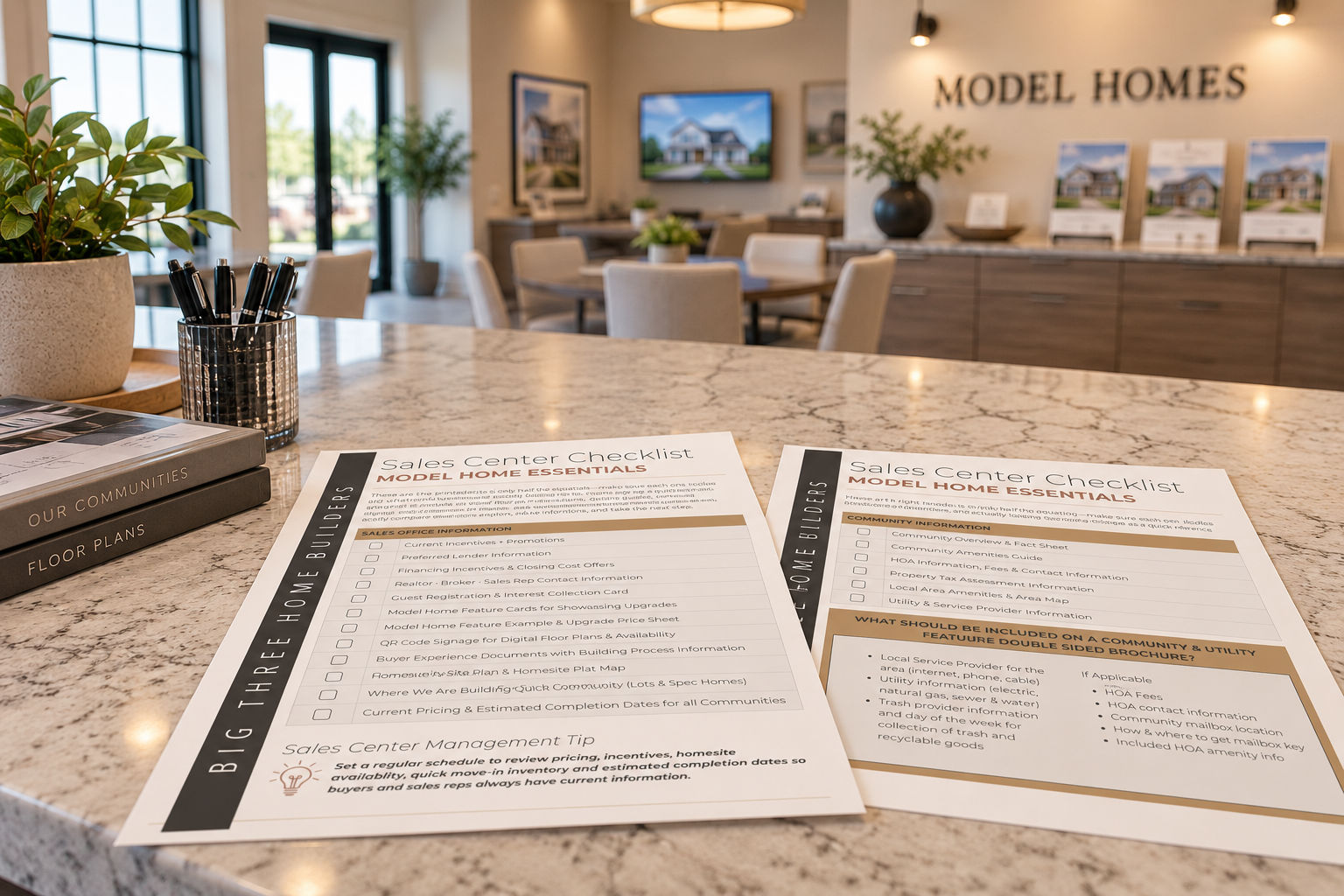 Sales Center Checklist