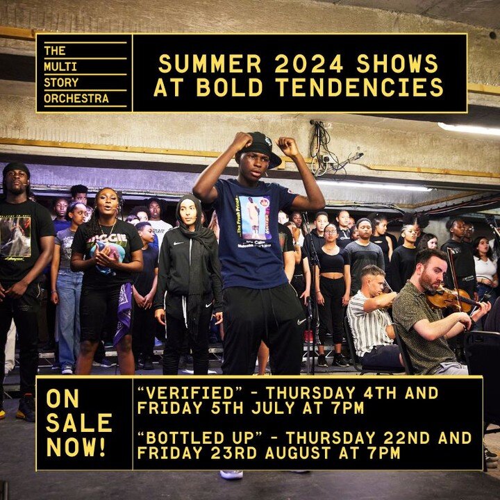 📣 🎟 📣 🎟 📣 Tickets are now available for our Summer 2024 shows at @boldtendencies - we are so excited to be back! 📣 🎟 📣 🎟 📣 

**More information and &pound;6 tickets available at at https://boldtendencies.com/events-tickets/ **

See you at t