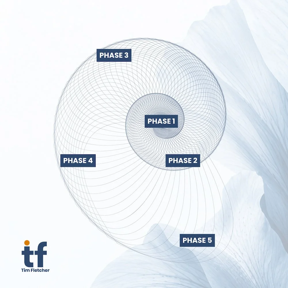 Recovery Pathway spiral with phases
