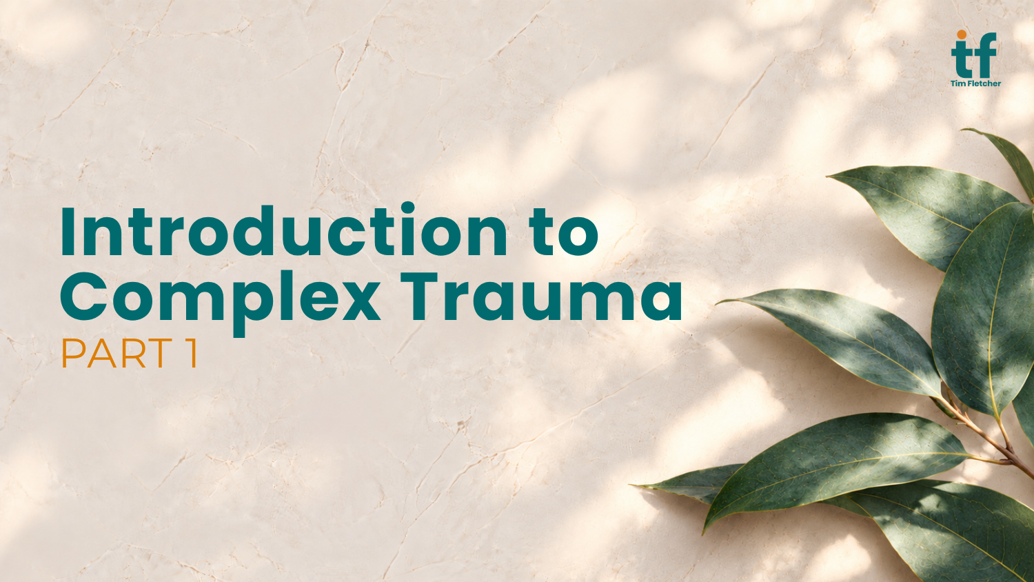 Introduction to Complex Trauma - Part 1
