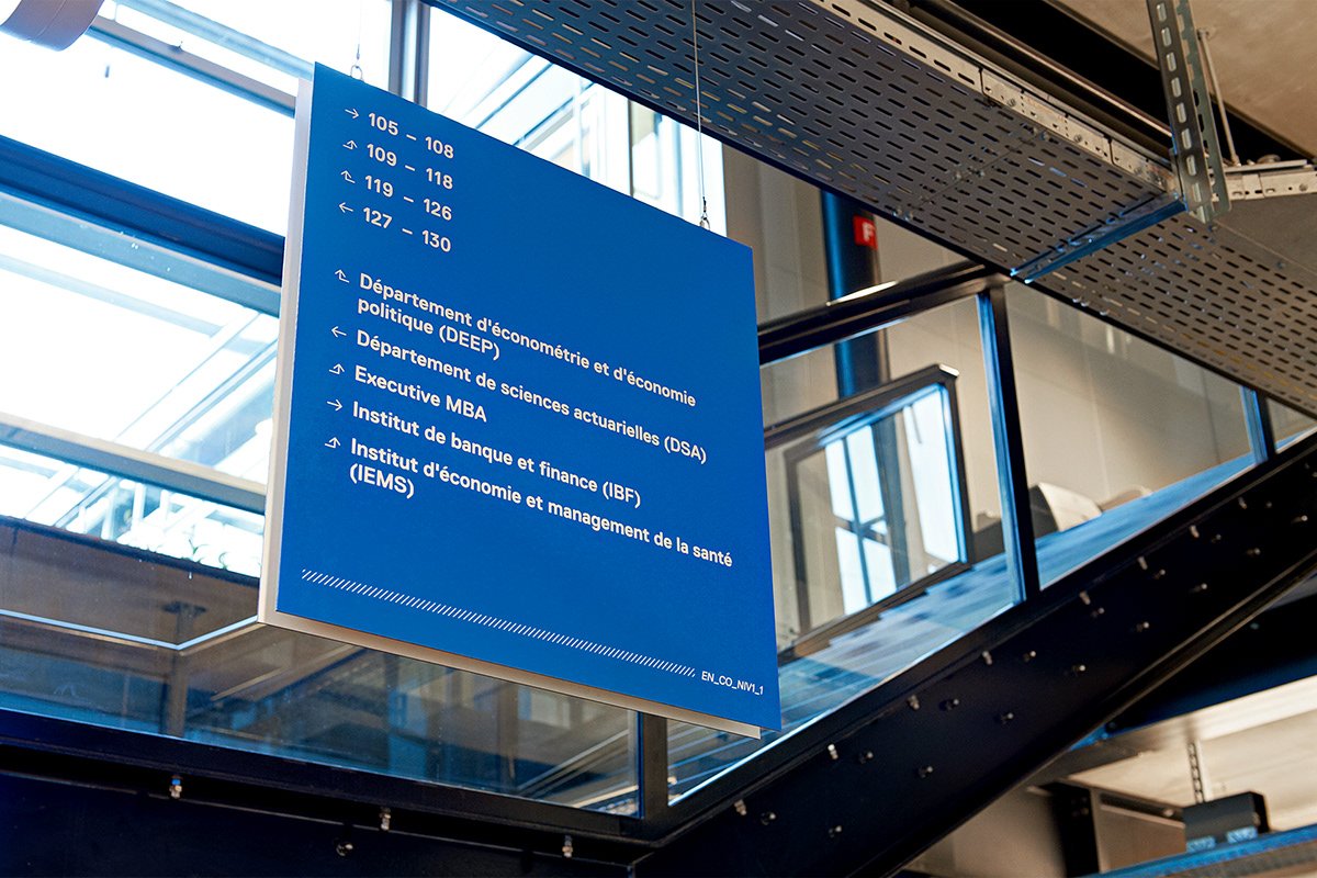 Signalétique extérieure - UNIL