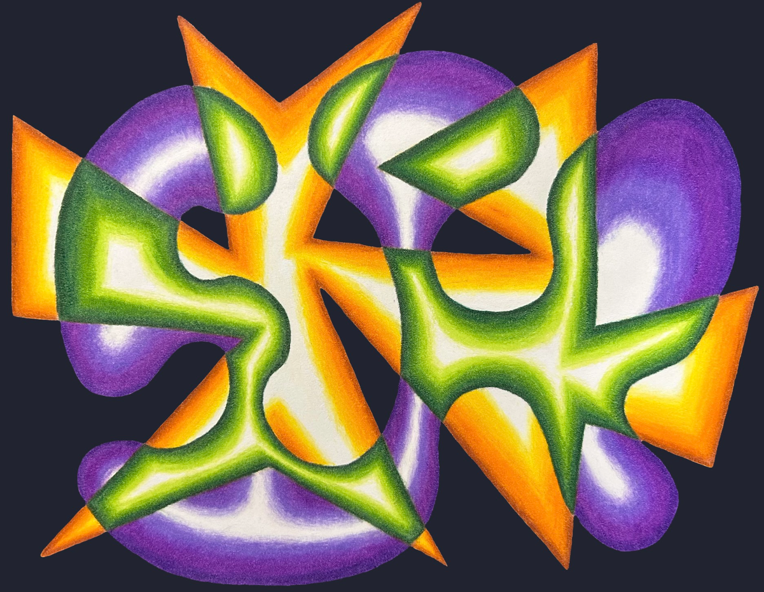 “Bouba-Kiki No.2” by Symphony Skye