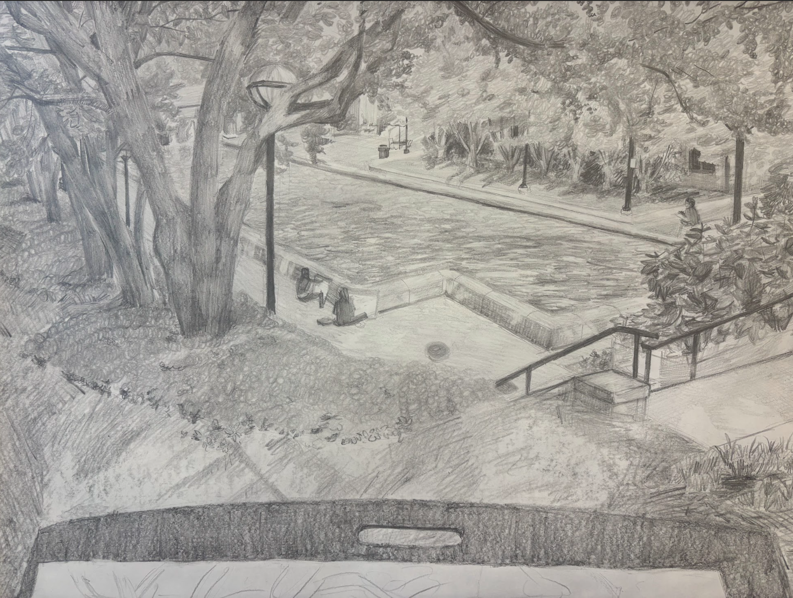 “Lurie Fountain” by Tyler Genthe