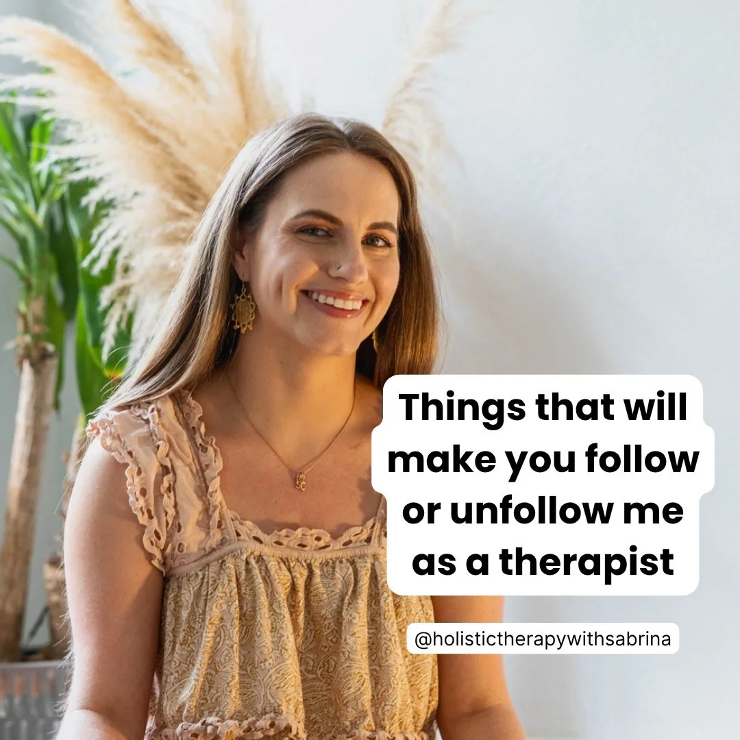 Hi, I&rsquo;m Sabrina! If you&rsquo;re new here or have been a part of this corner on the internet for years, say hello and lmk what we have in common ⬇️

Follow @holistictherapywithsabrina for more from a therapist who helps you heal from childhoods