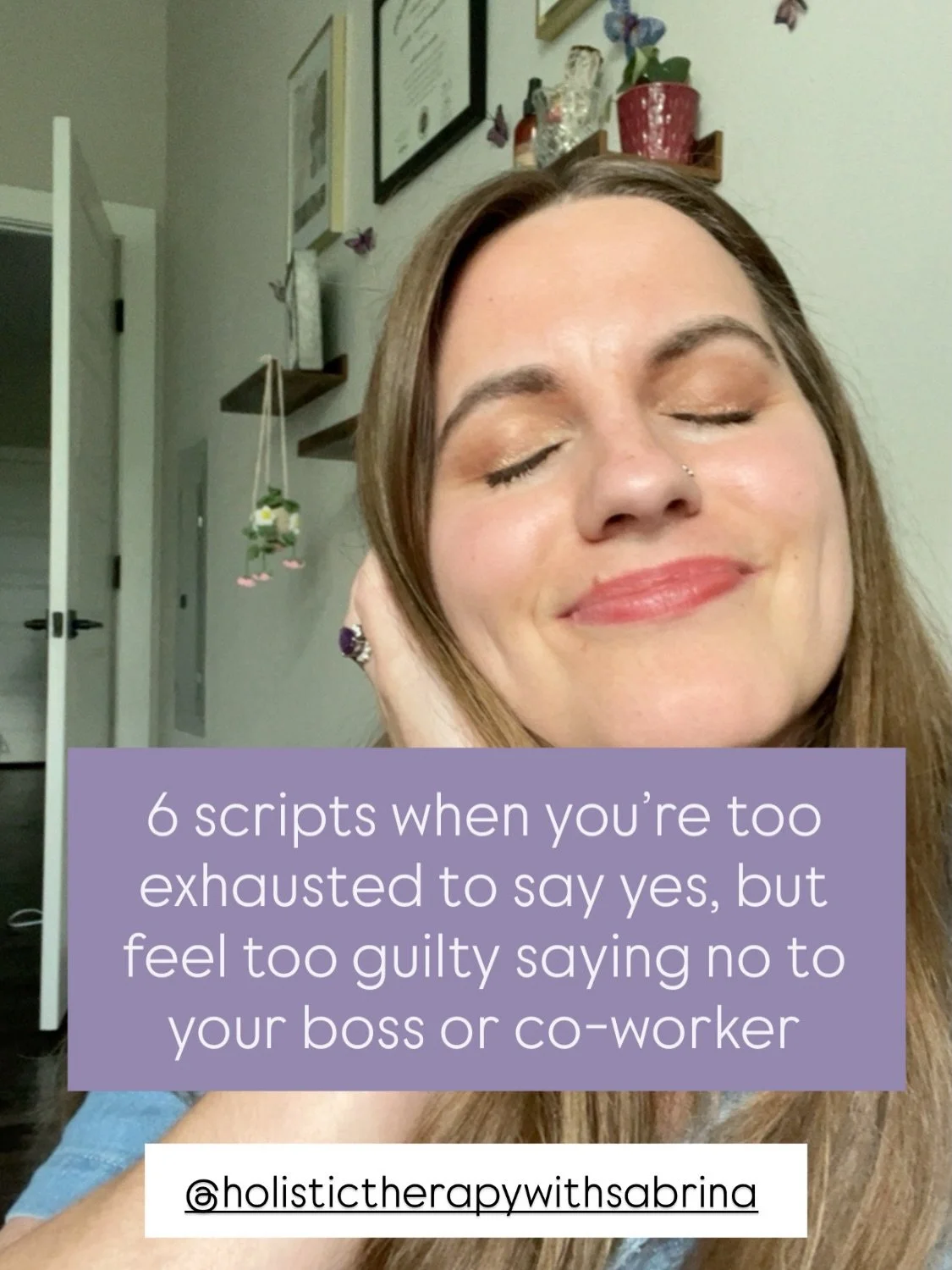Save this post to come back to the next time you&rsquo;re too exhausted to say yes, but feel too guilty to say no to your boss or co-worker 📥

Workplace dynamics are complex. These scripts are geared towards helping burnt-out overachievers and peopl