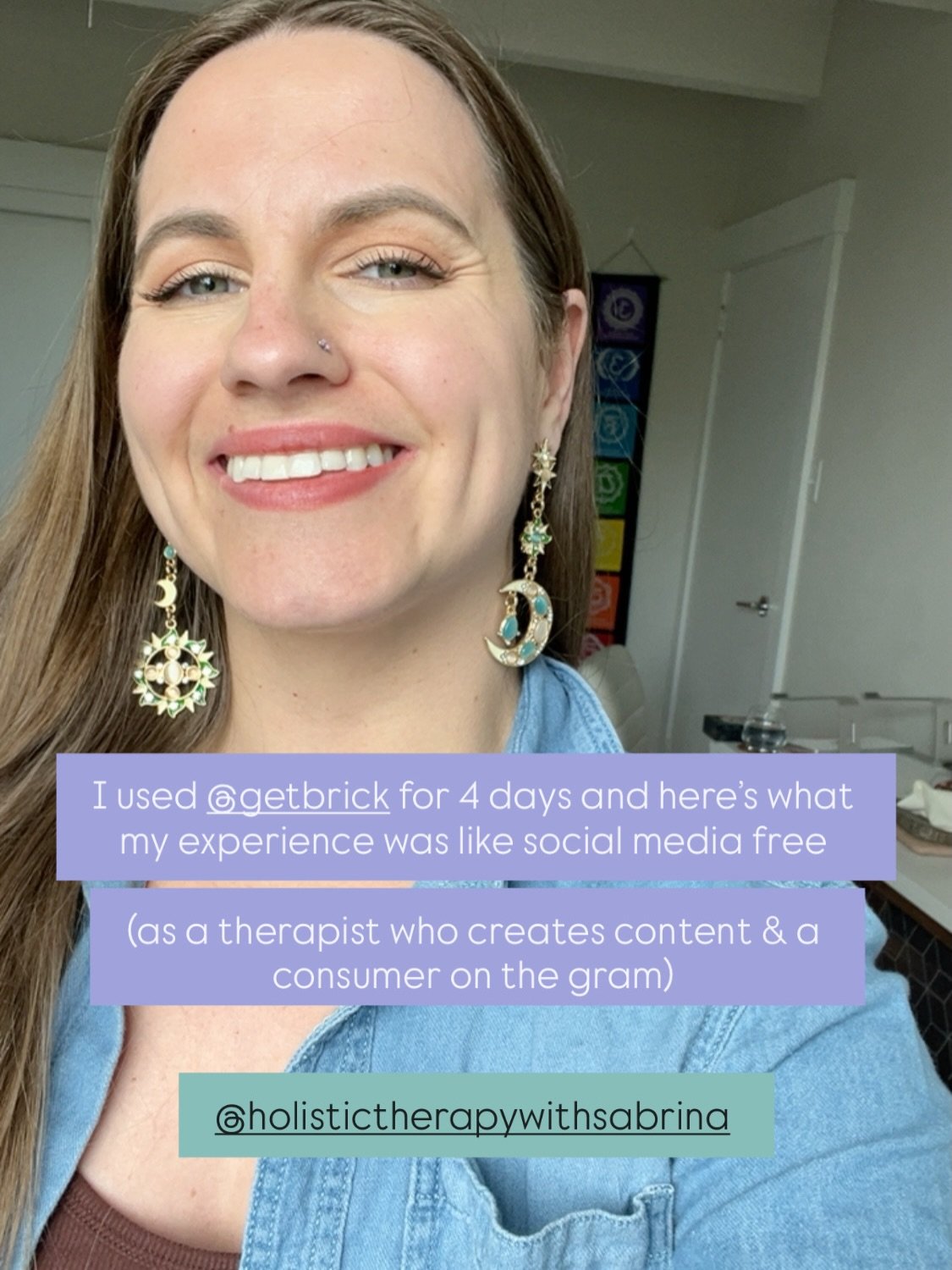 I&rsquo;d like to thank @therapy.with.marisa for putting me on to @getbrick 🧱 I def plan to still show up here on social media and for this community, but looking forward to bricking my phone more and getting lost in real life 💫 There&rsquo;s irony