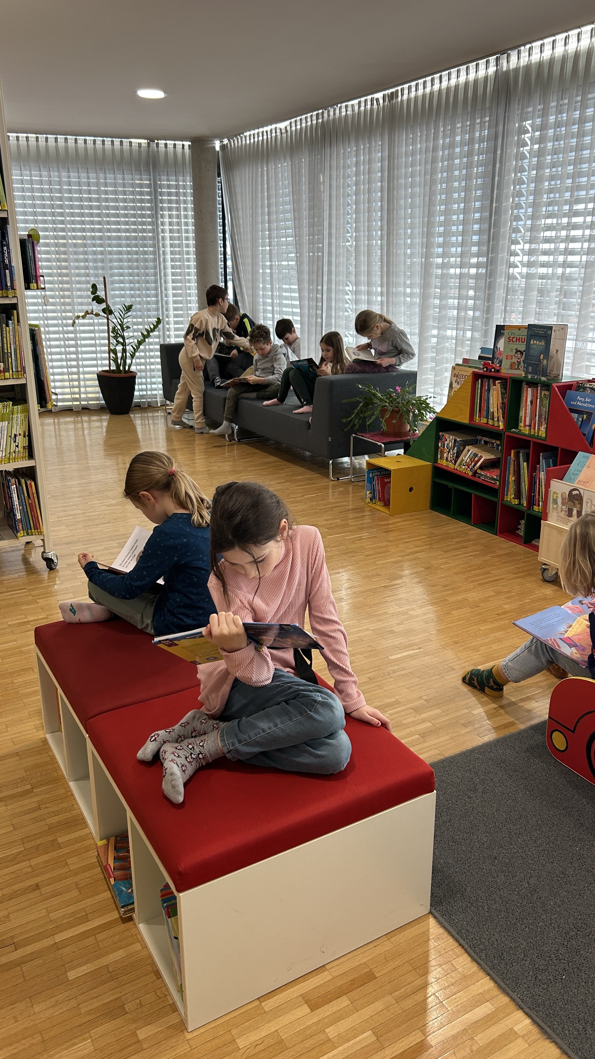Besuch in der Bücherei
