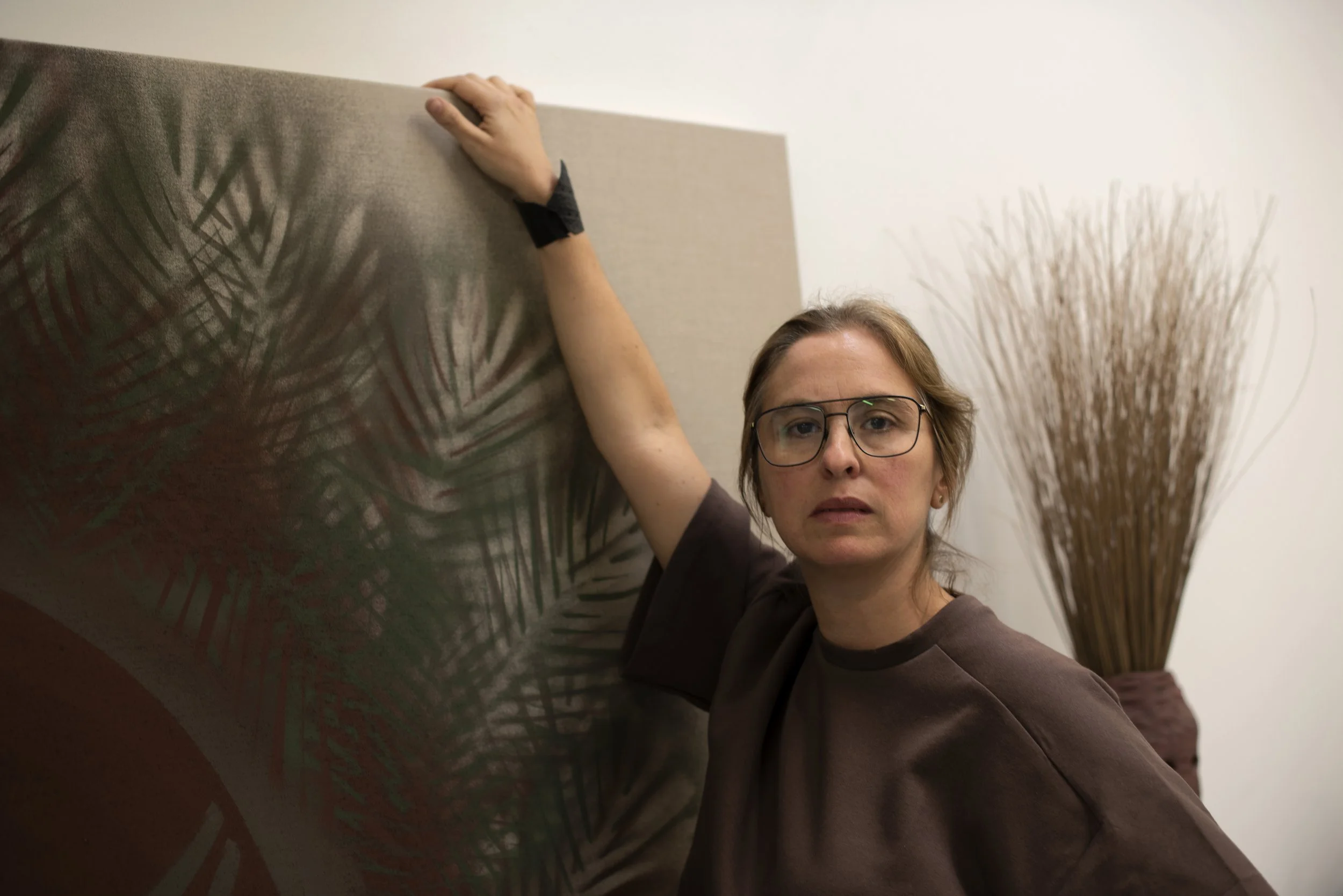 Portrait of Venezuelan, London-based artist Lucia Pizzani