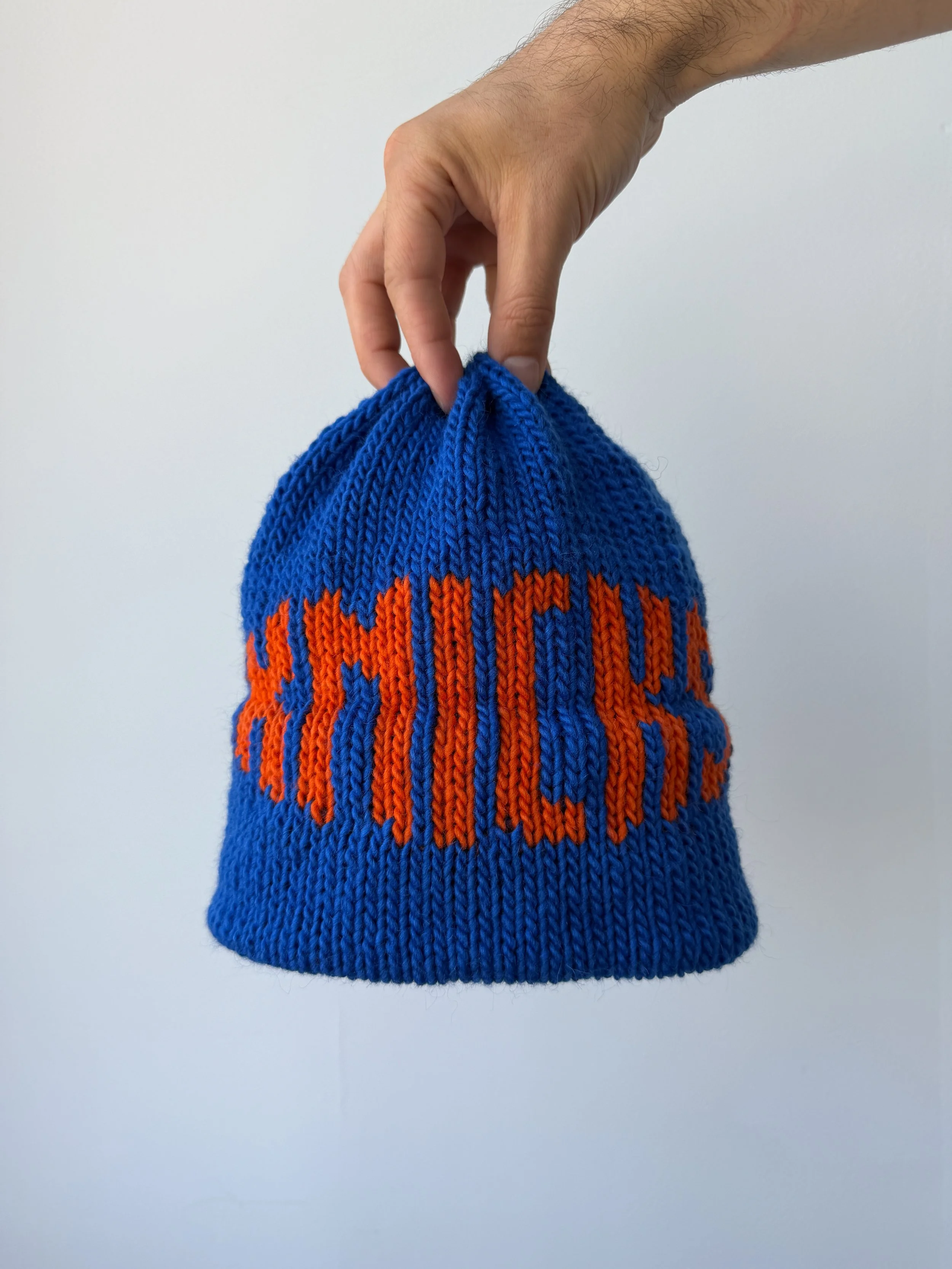 Blue with Orange Knicks
