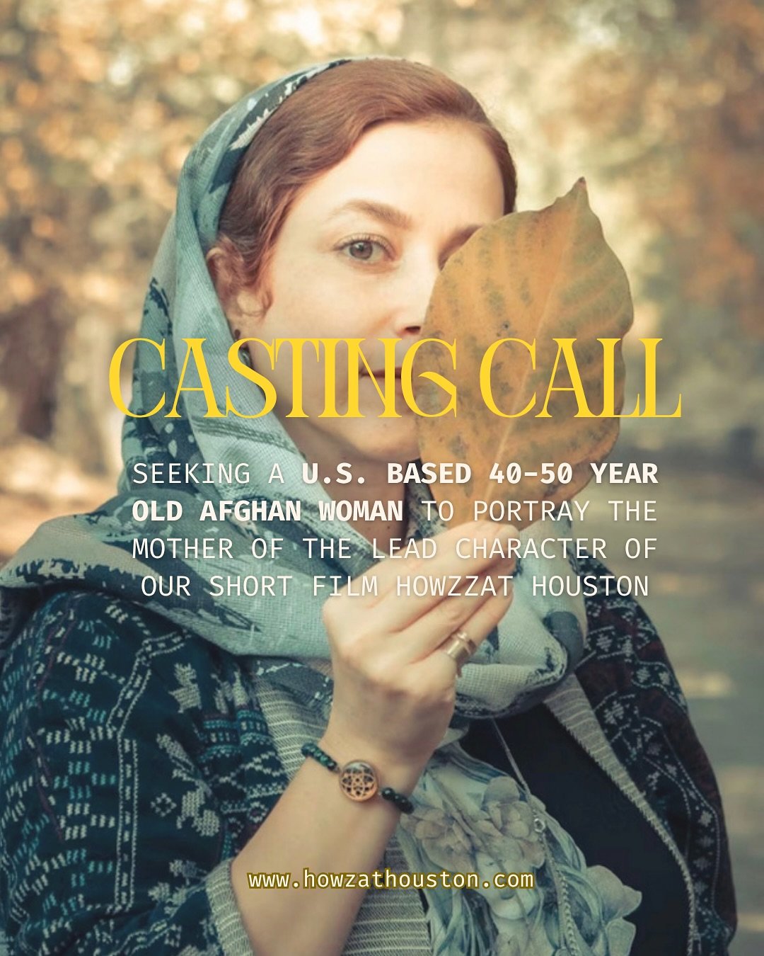 We&rsquo;re casting again for our sports dramedy short film Howzat Houston! We&rsquo;re looking for an Afghan woman aged 40s-50s to play the mother of our lead character, an Afghan girl playing cricket against all odds in Texas🤠🏏🇦🇫🎬

🔗Submit: l