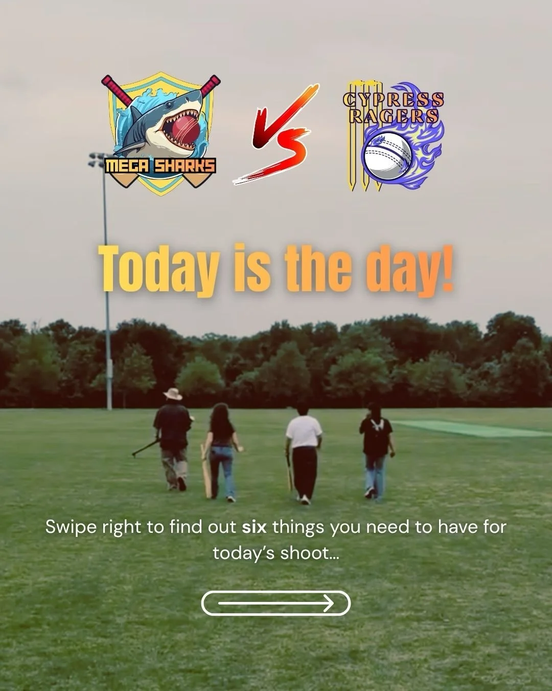 TODAY WE FILM OUR PROMO VIDEO 🎬🏏

Bring
Lawn chairs
Water + snacks
Cricket gear
Black track pants to play cricket 
Hats to keep cool

#cricket #roundrock #leander #pflugerville #shortfilms