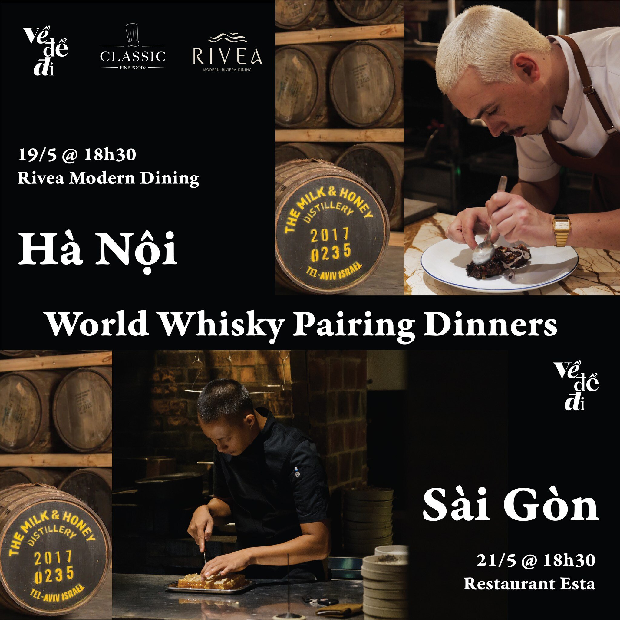 Two phenomenal World Whisky pairing dinners are coming up, one in S&agrave;i G&ograve;n, one in H&agrave; Nội. Don&rsquo;t miss the chance for a seat at these exclusive events.

Join us for a glass of exceptionally rare whisky from the distiller of t