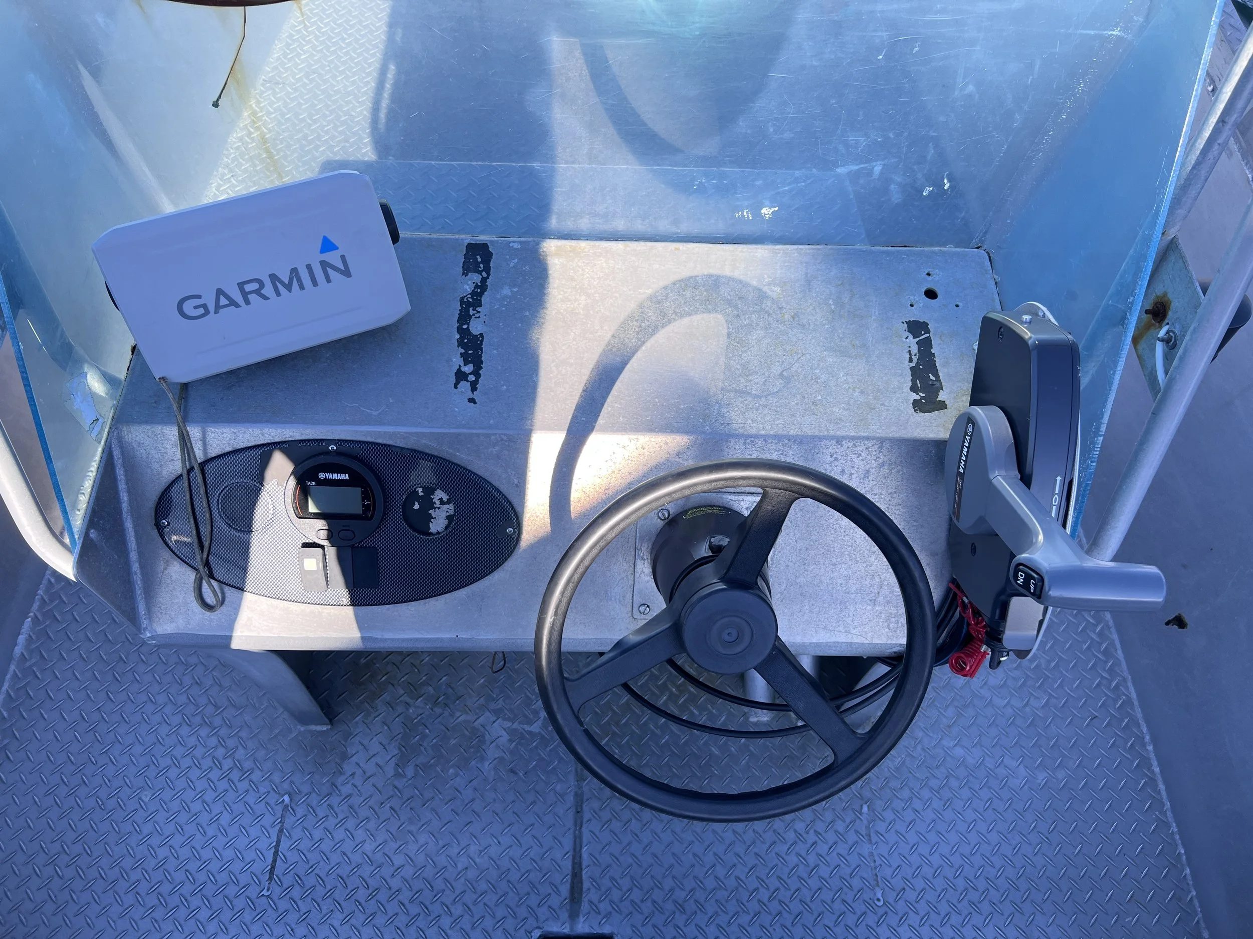 Kaasboll 19 Fuß Boot Führerstand.JPG