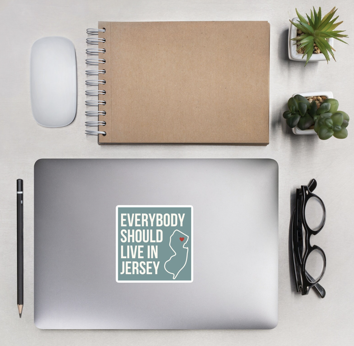 EVERYBODY SHOULD LIVE IN JERSEY - STICKER