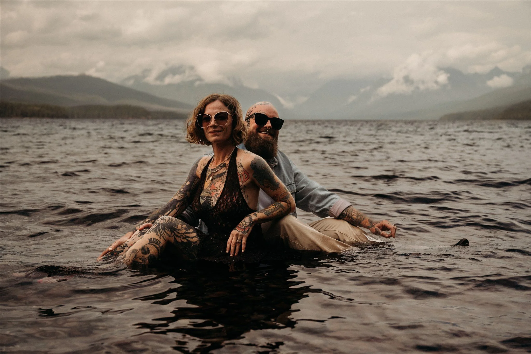 Glacier National Park, Montana couples and engagement photographer Alex Gale Photography