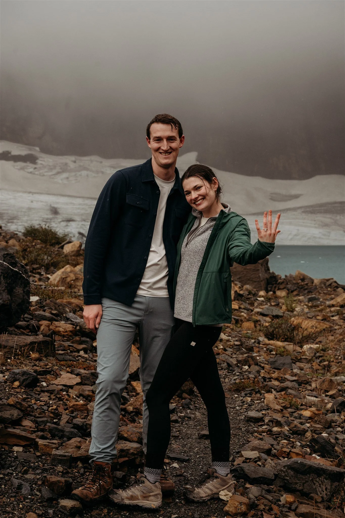 Glacier National Park, Montana surprise proposal photographer Alex Gale Photography