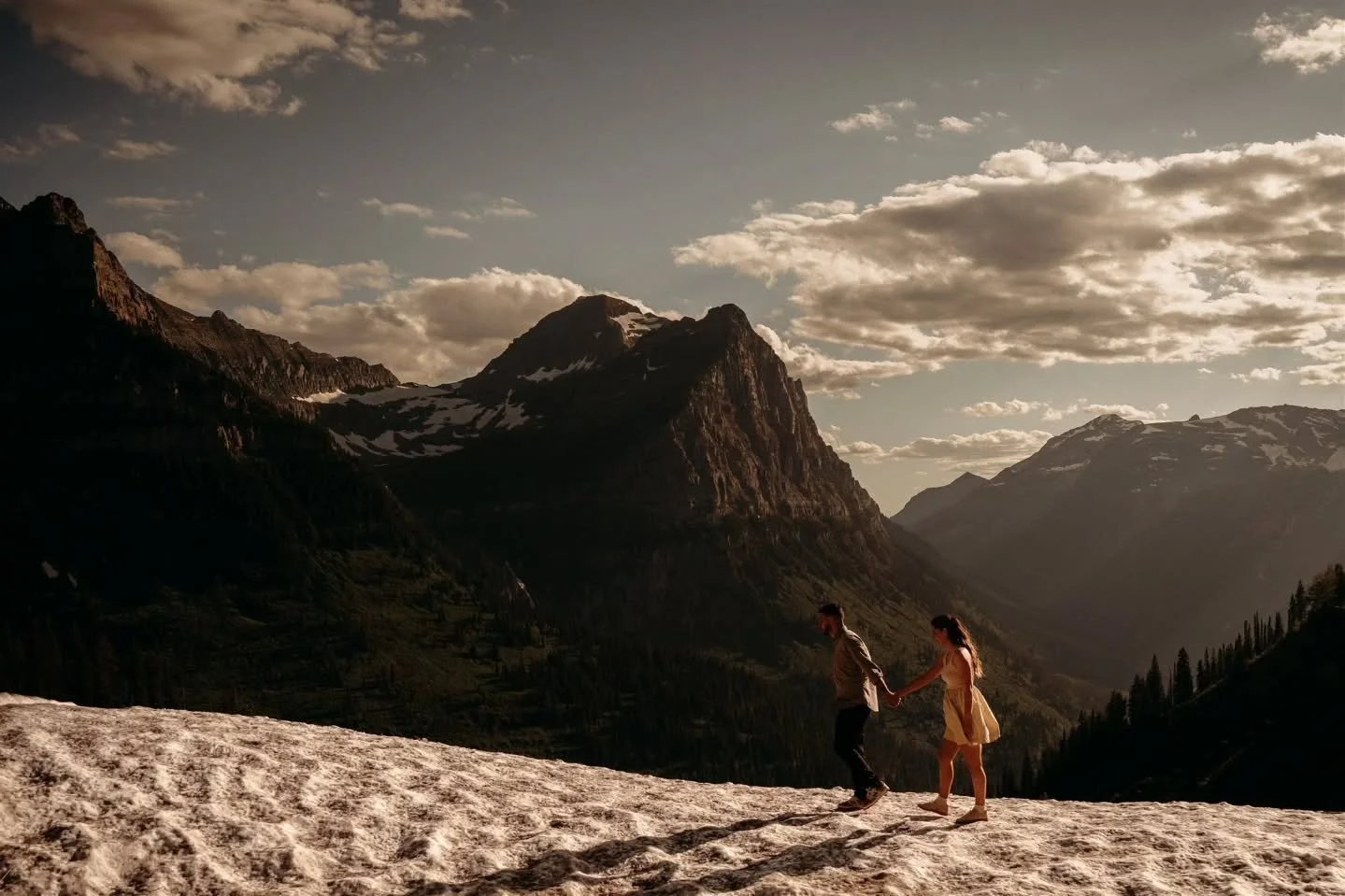 I was obessed with this post-avalanche snow we were blessed with this summer. When it melted I was totally bummed, mostly because I found humor in watching the tourists (and myself) slipping and sliding all over the place 🤣

Love, 
Your fav Glacier 
