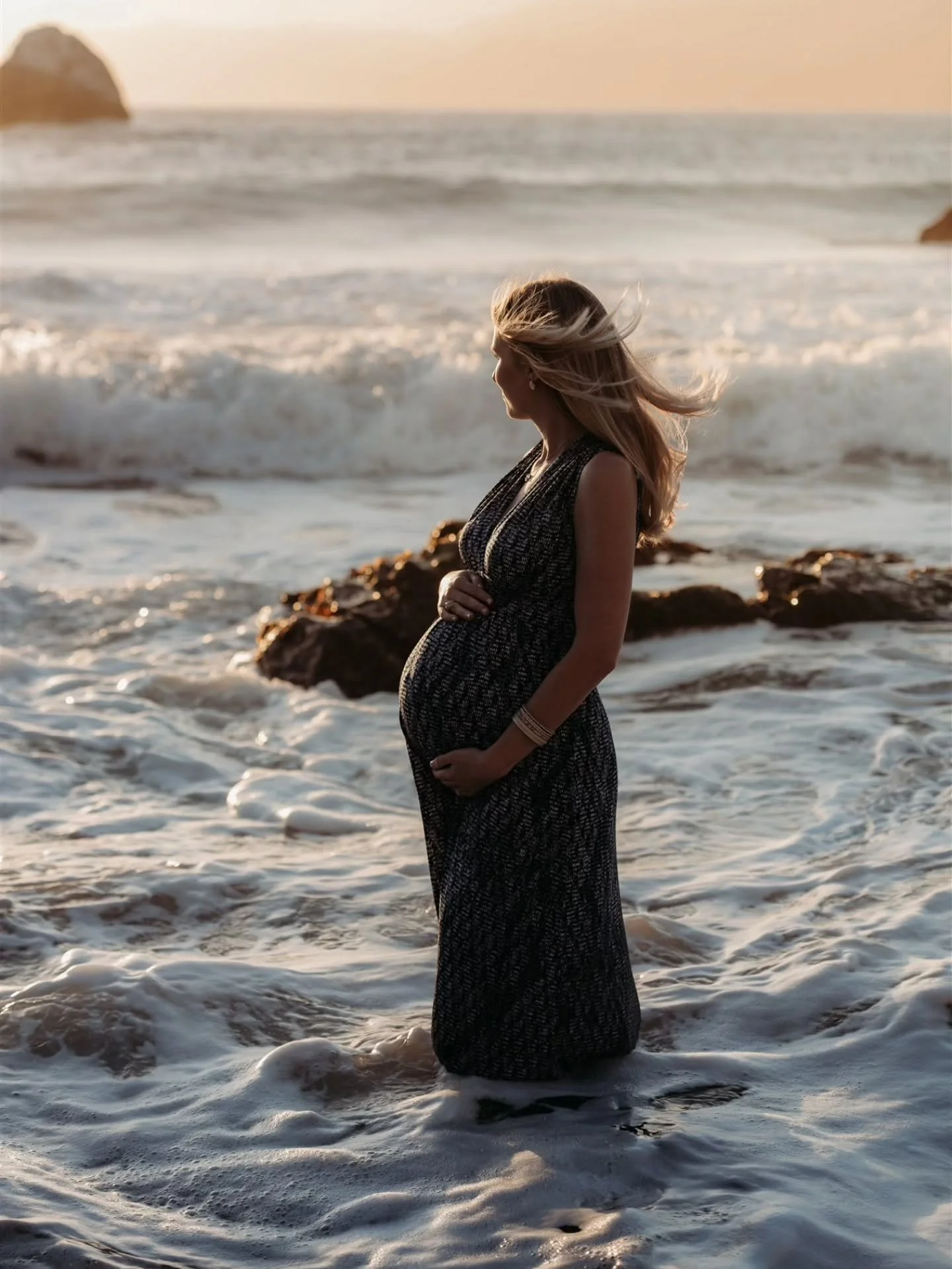 This was my 3rd ever maternity session back in 2016 😭  re-edited 😄

The location we had chosen was closed and I absolutely panicked LOL but I kept my cool and we ended up HIKING to another beach in San Francisco. It ended up being fire under my boo