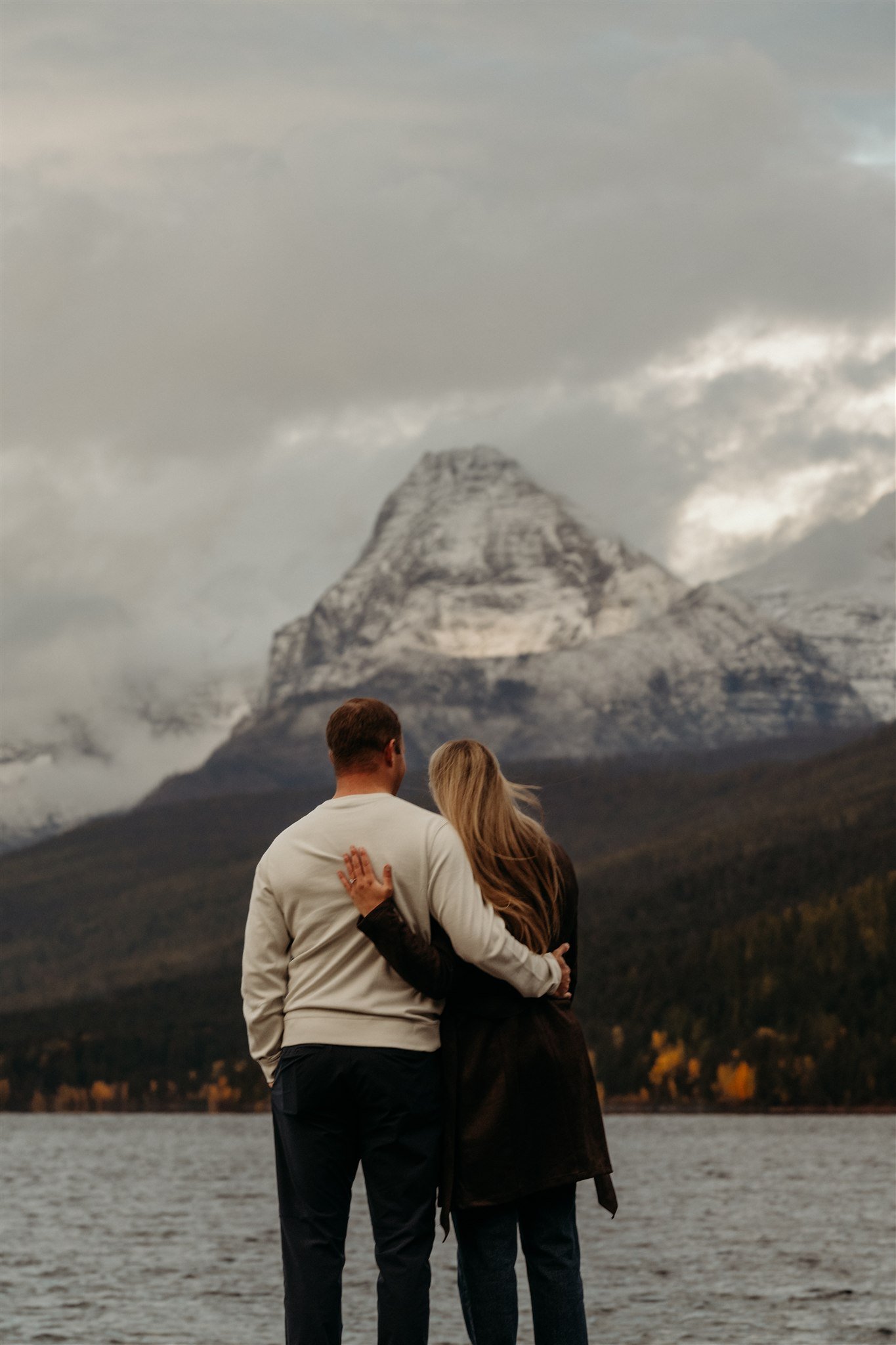 Glacier National Park, Montana surprise proposal photographer Alex Gale Photography