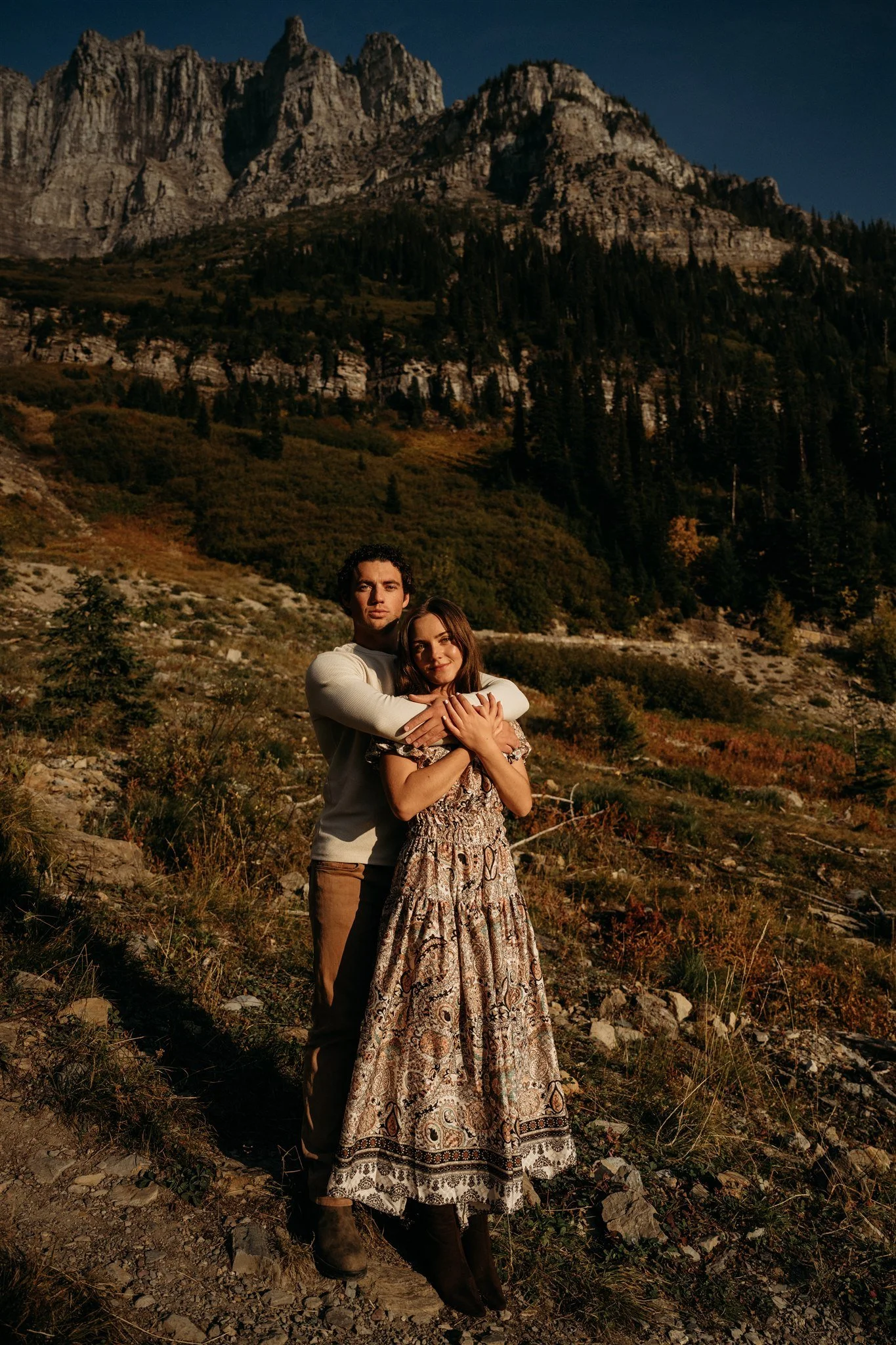 Glacier National Park, Montana couples and engagement photographer Alex Gale Photography