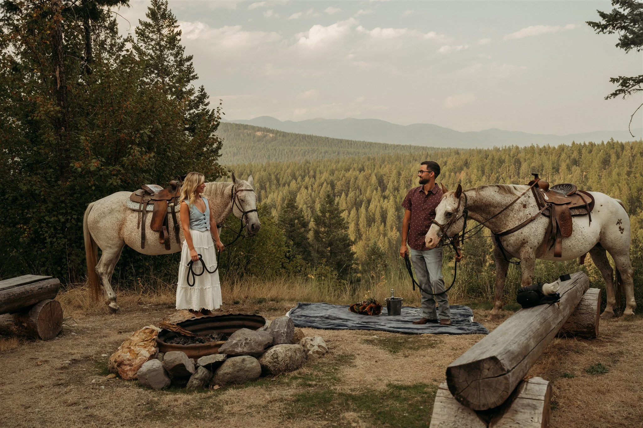Glacier National Park, Montana surprise proposal photographer Alex Gale Photography