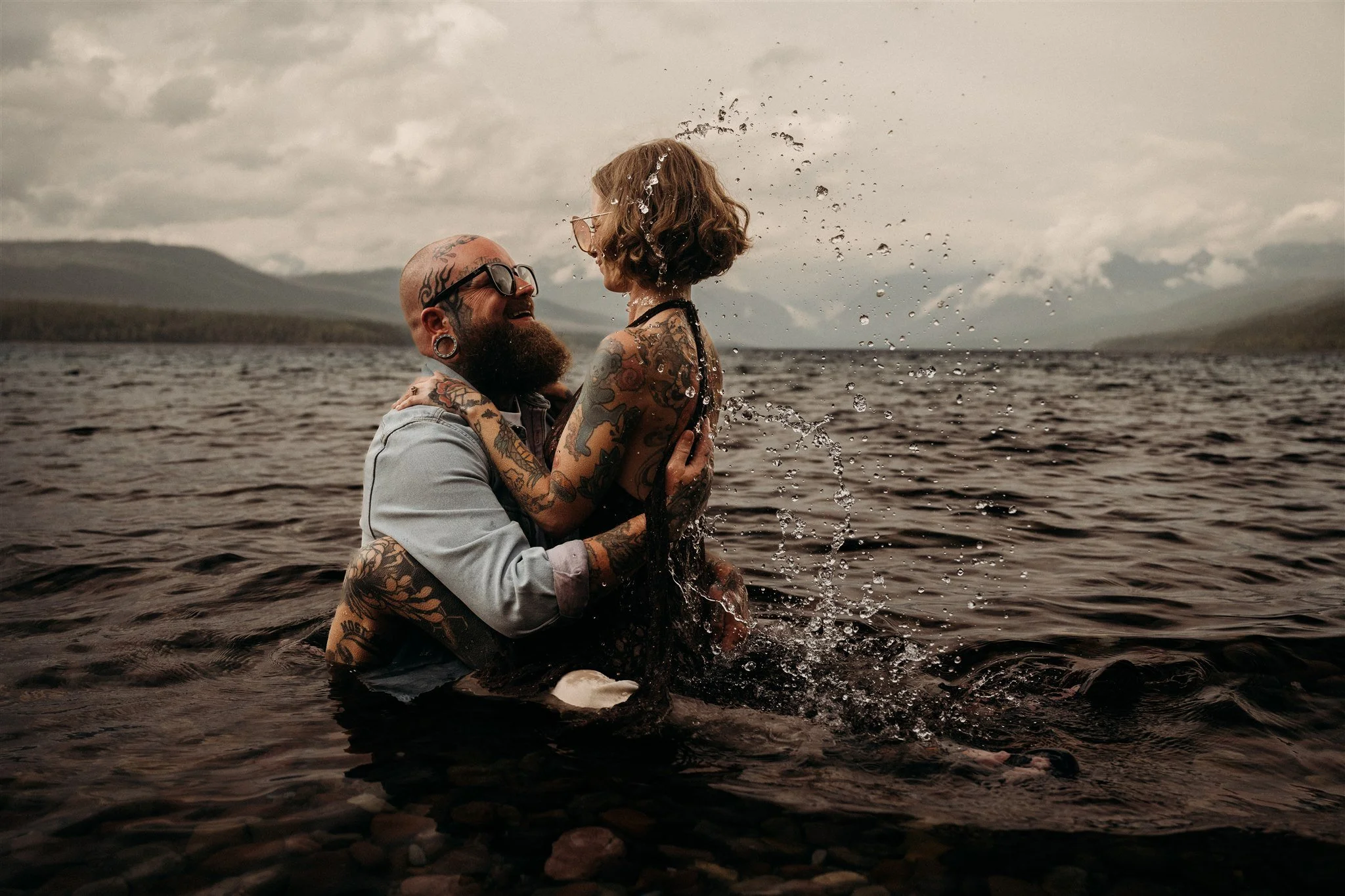 Glacier National Park, Montana couples and engagement photographer Alex Gale Photography
