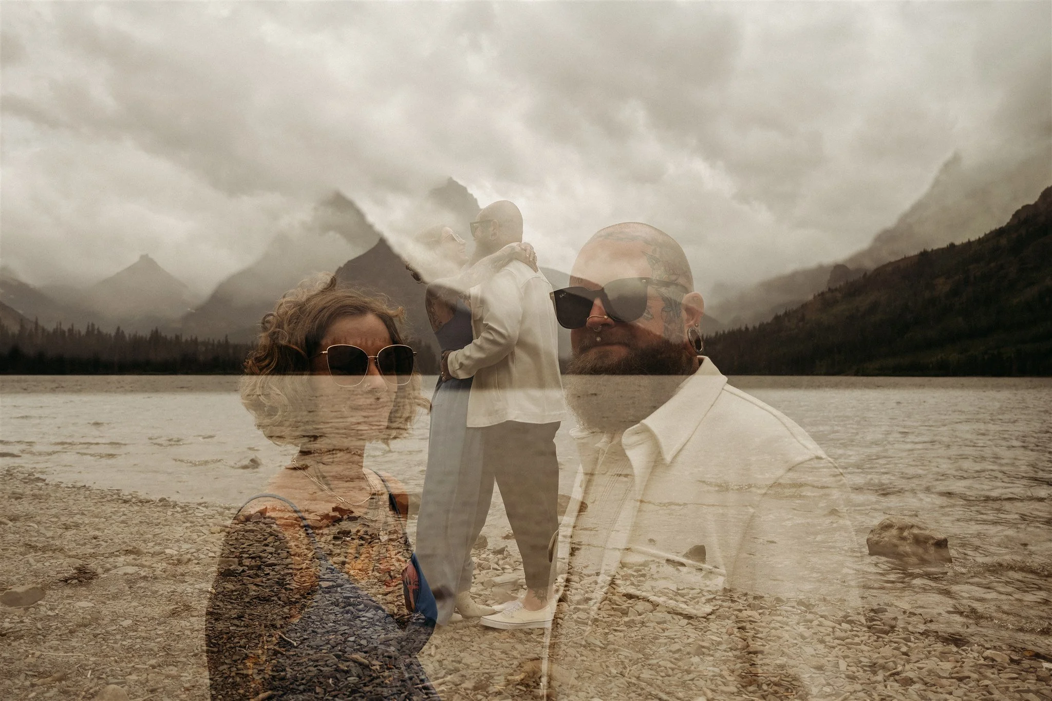 Glacier National Park, Montana couples and engagement photographer Alex Gale Photography