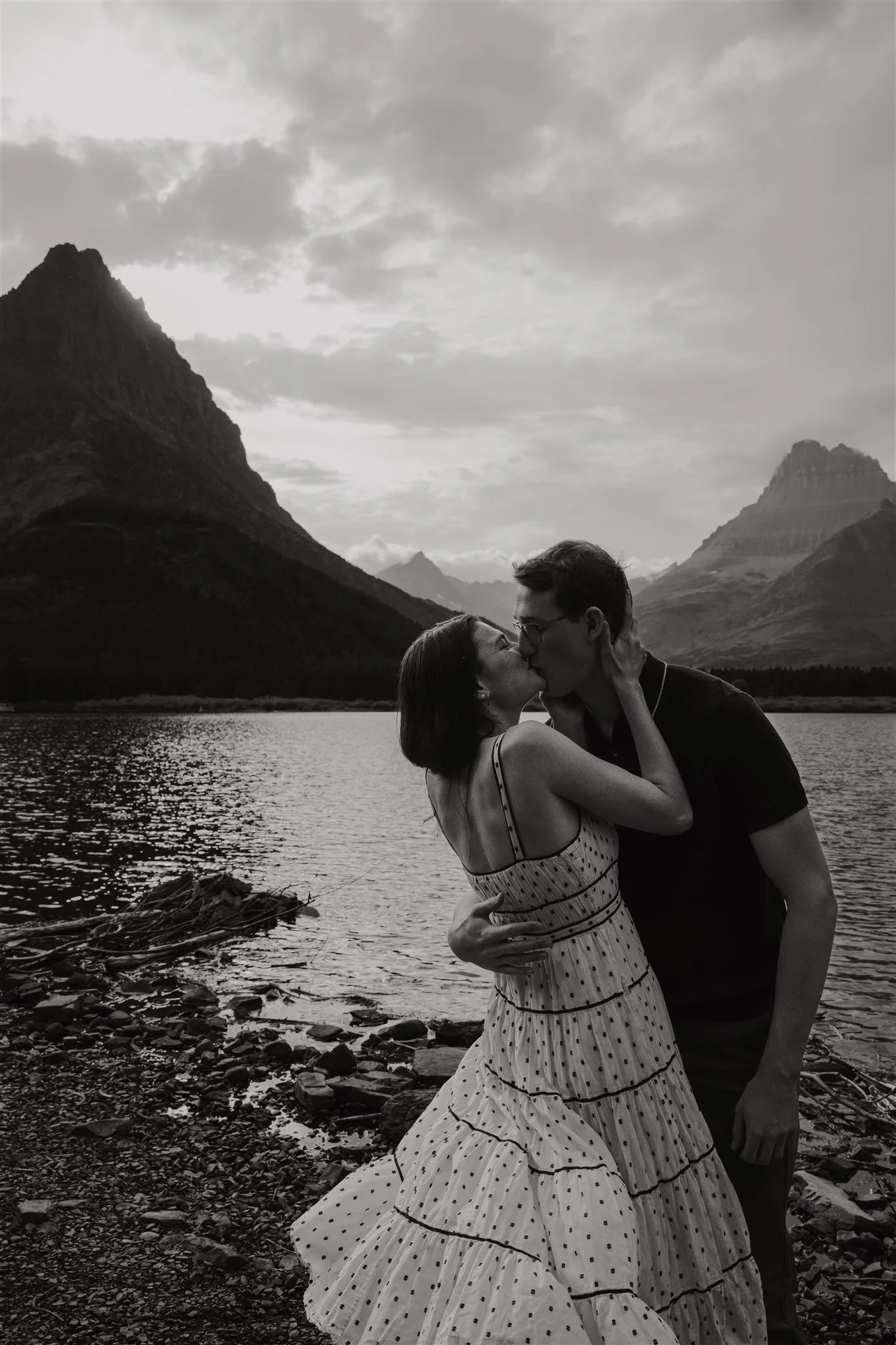 Glacier National Park, Montana surprise proposal photographer Alex Gale Photography