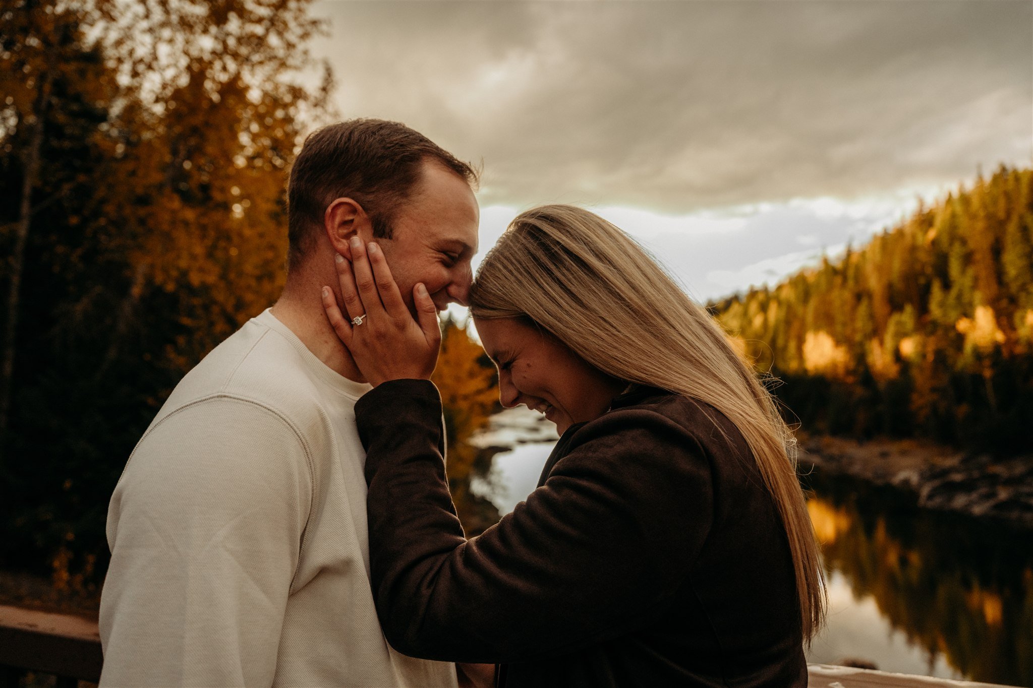 Glacier National Park, Montana surprise proposal photographer Alex Gale Photography